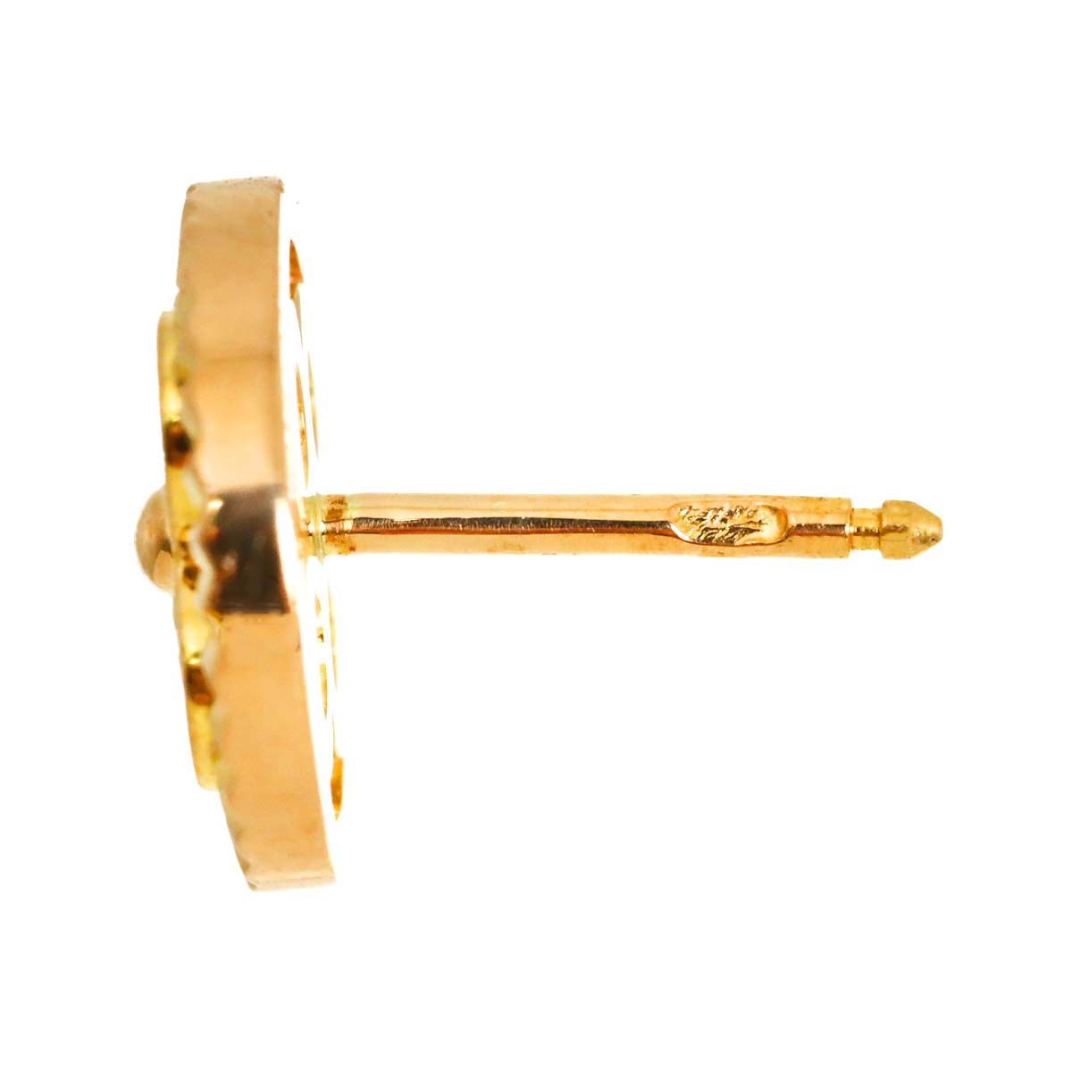 Blossom Diamond Earring Pierced 18K PG 750