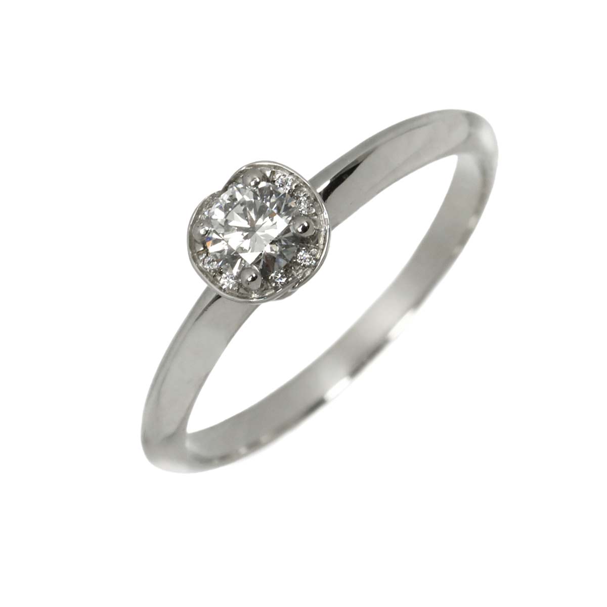 Incontro d'amore Diamond 0.20ct Ring Pt Size5.5-5.75(US)