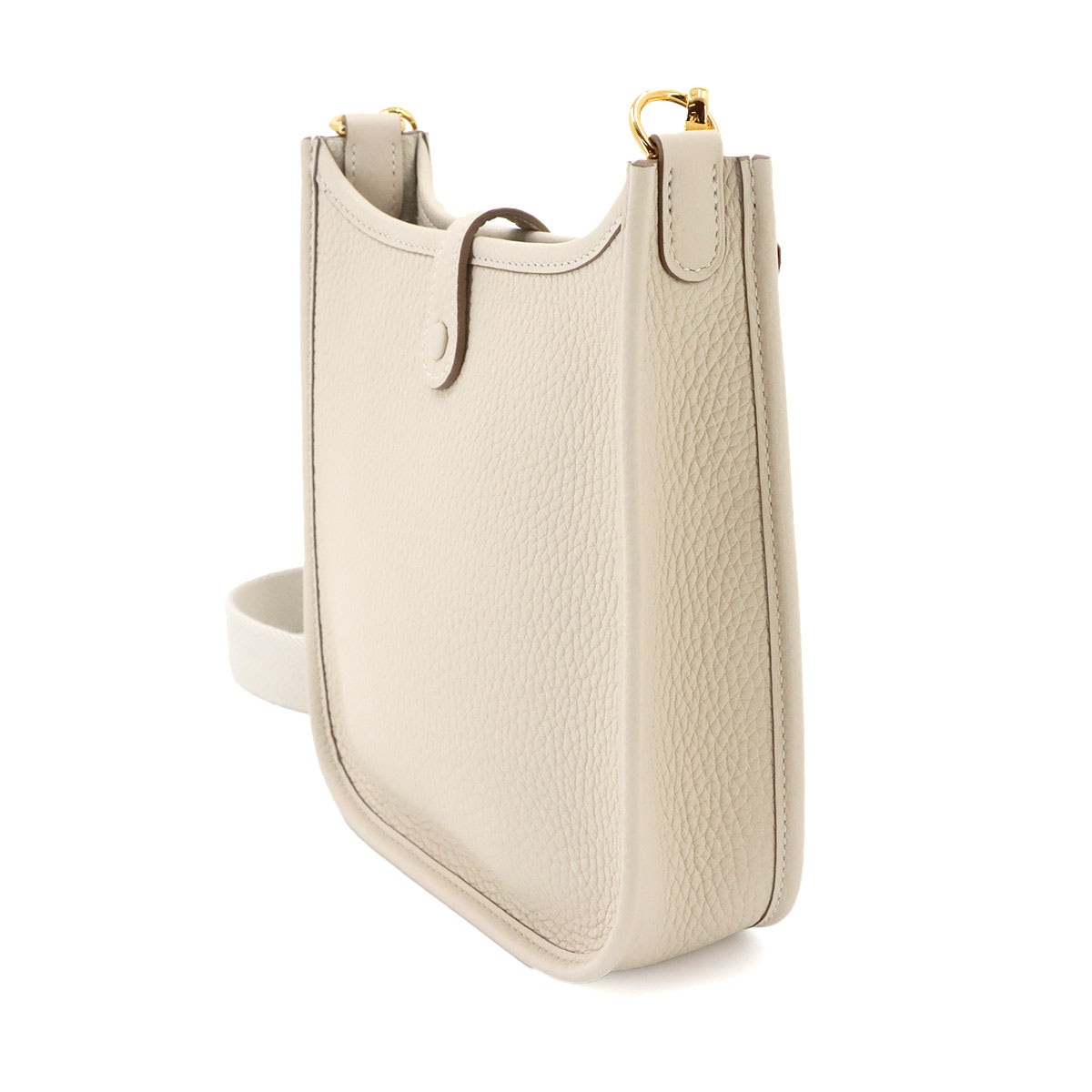 Evelyne Amazone TPM Shoulder Bag Taurillon Clemence Craie