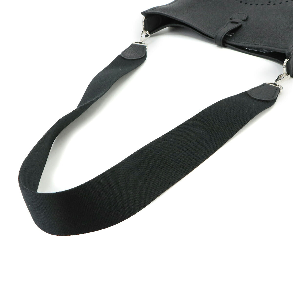 Evelyne2 PM Shoulder Bag Taurillon Clemence Black