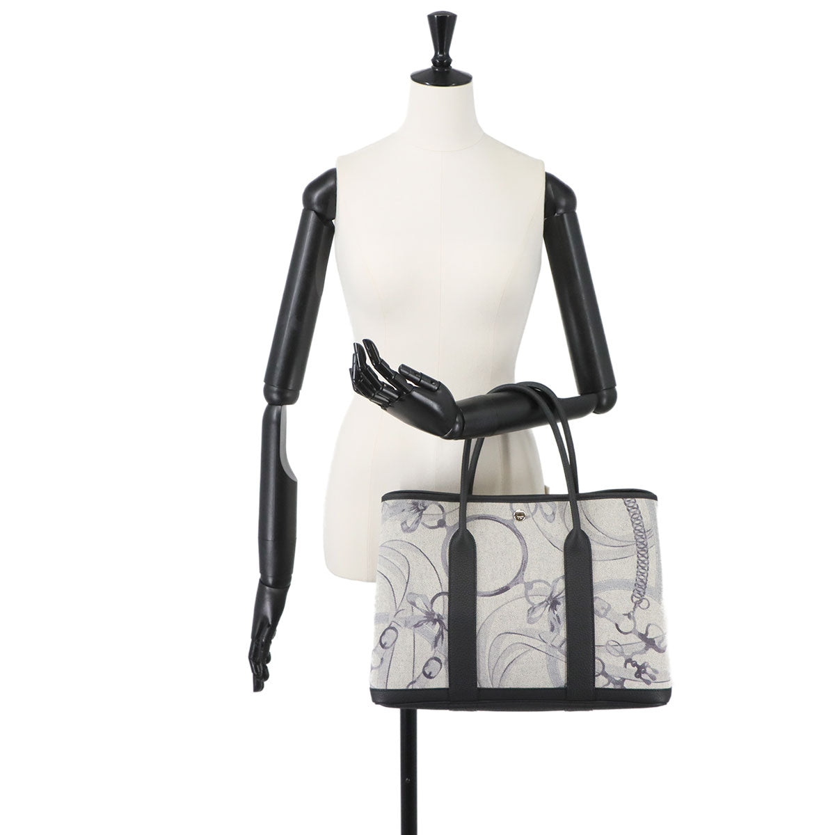 Garden Party PM Tote Bag Toile H Negonda Promenade du Matin