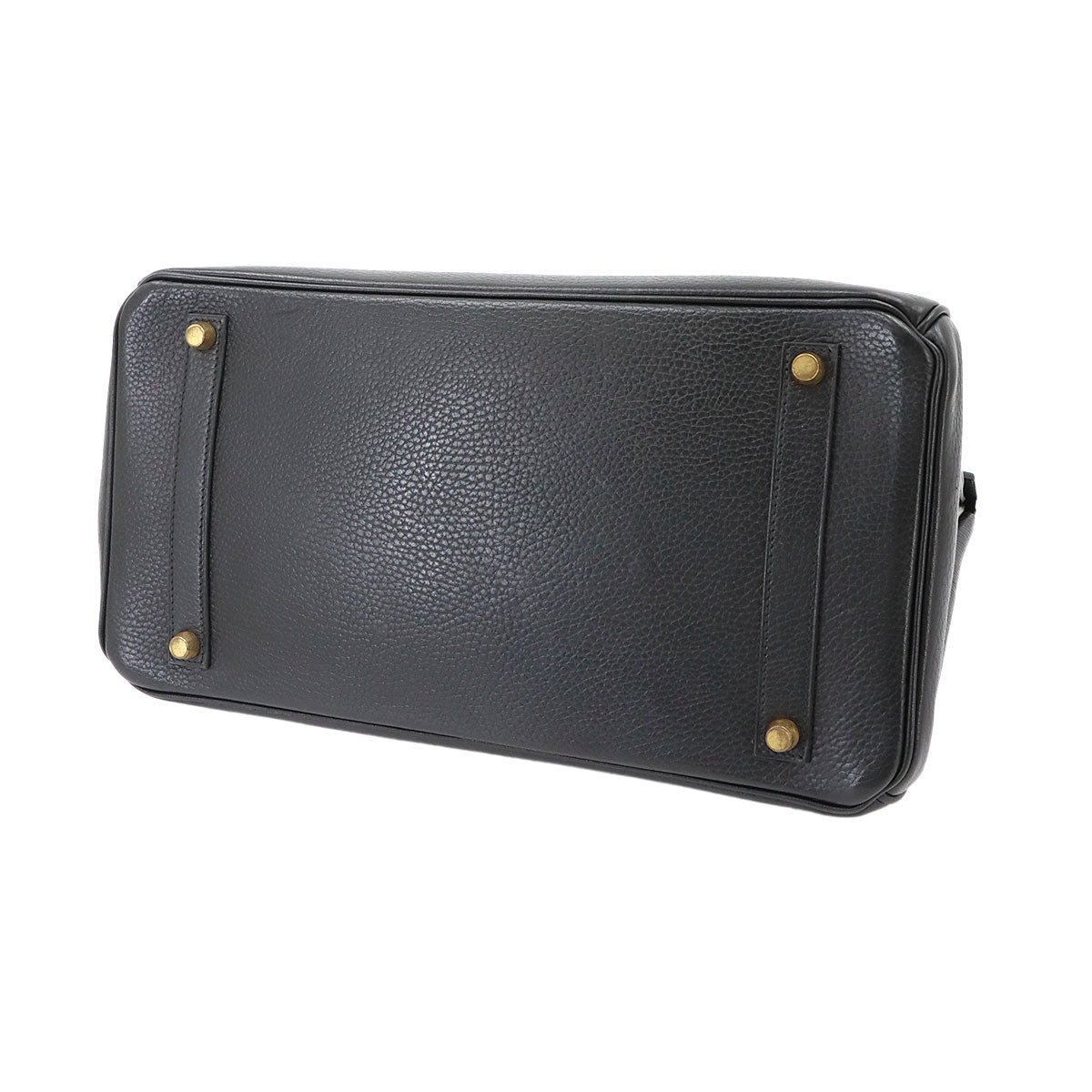 Birkin 35 Ardennes Leather Black Hand Bag Purse