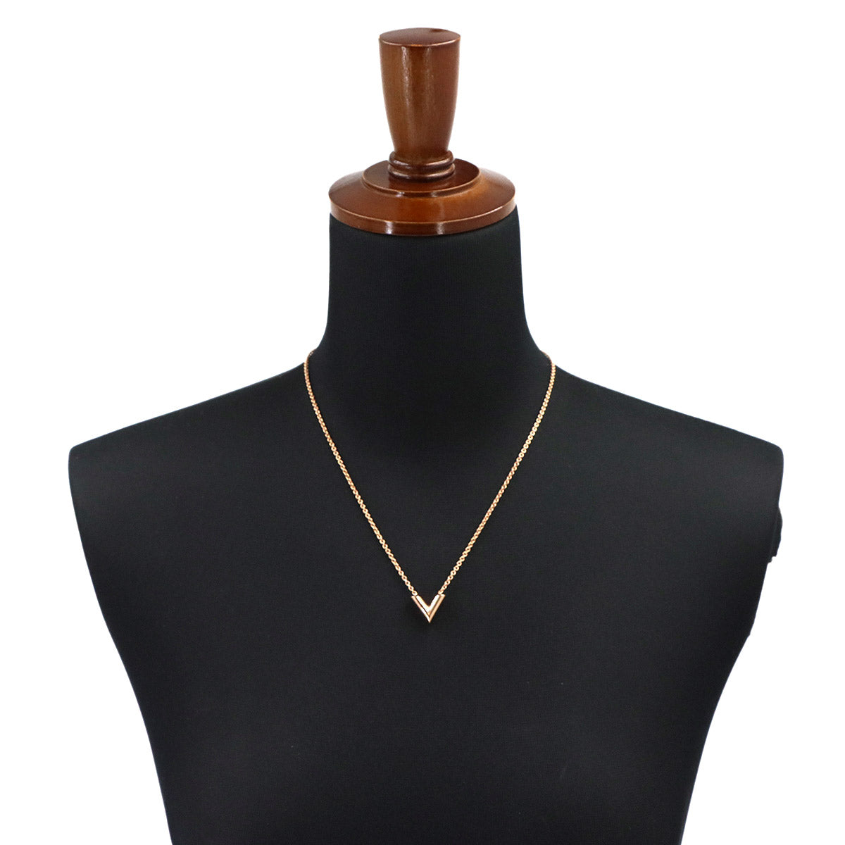 Essential V Necklace Pink Gold M80137 Accessory