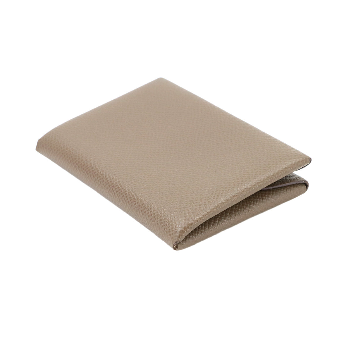 Calvi Duo Card Case Epsom Etoupe W
