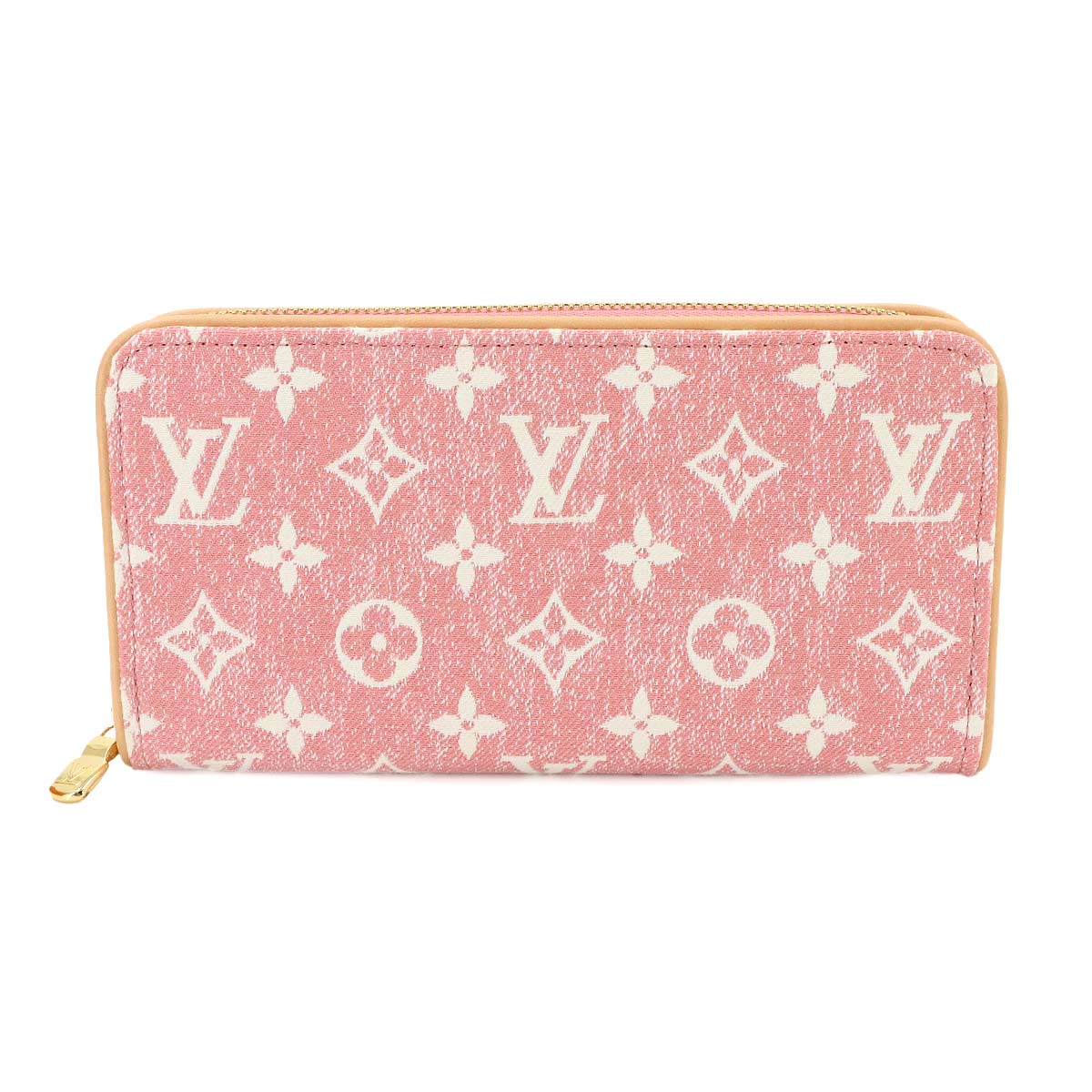 Monogram Jacquard Denim Zippy Wallet Pink M81182