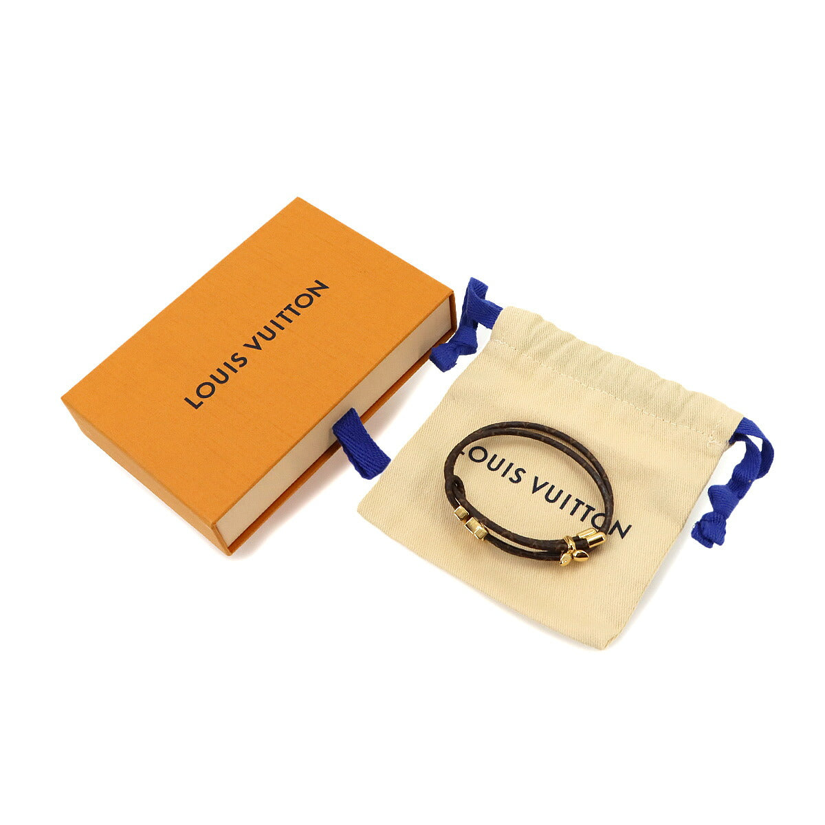 Monogram LV Bloom Bracelet Brown Gold M8416Z