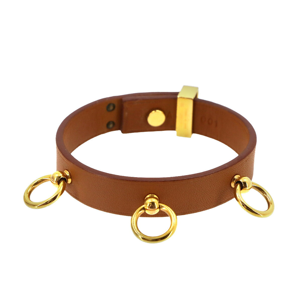Mini Dog Anou Bracelet Swift Gold Brown Accessory T2