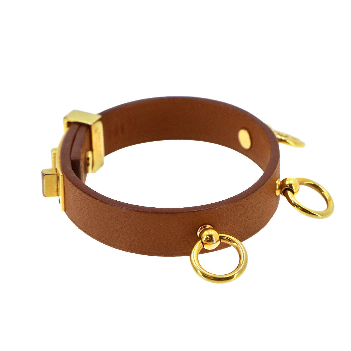 Mini Dog Anou Bracelet Swift Gold Brown Accessory T2
