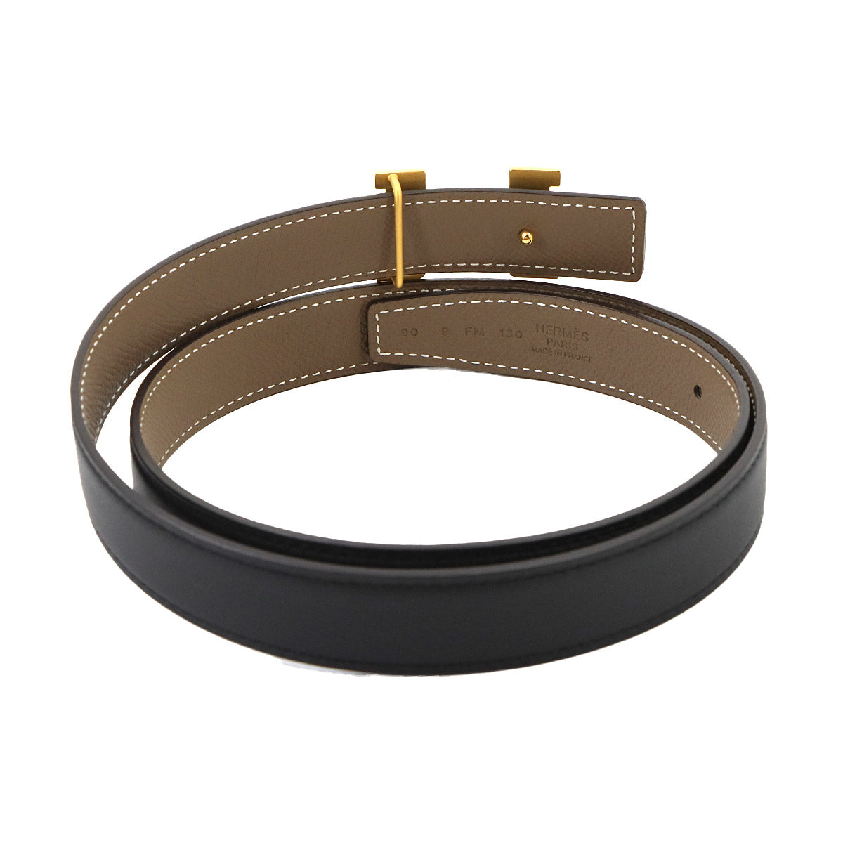Mini Constance Guilloche Reversible Belt Swift Epsom Black
