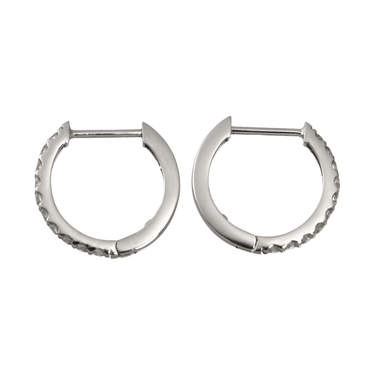 Diamond 0.15ct/0.15ct Earrings Pierced Pt Platinum