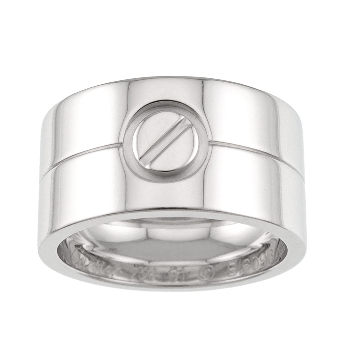 High Love Ring 18K White Gold 750 size61 9.5(US)