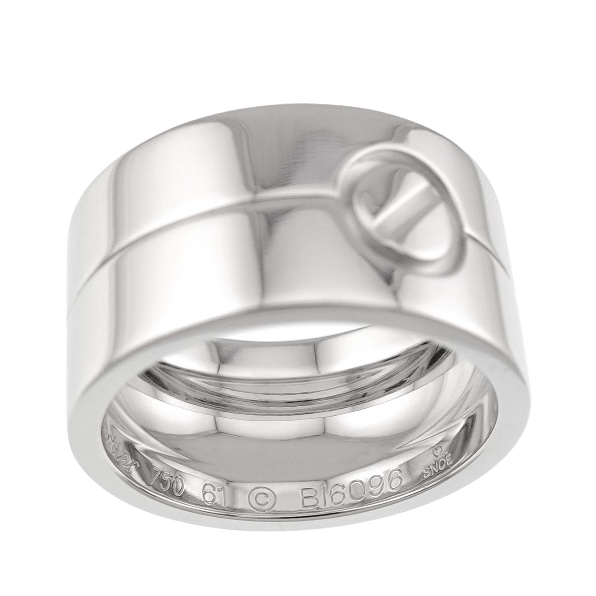 High Love Ring 18K White Gold 750 size61 9.5(US)