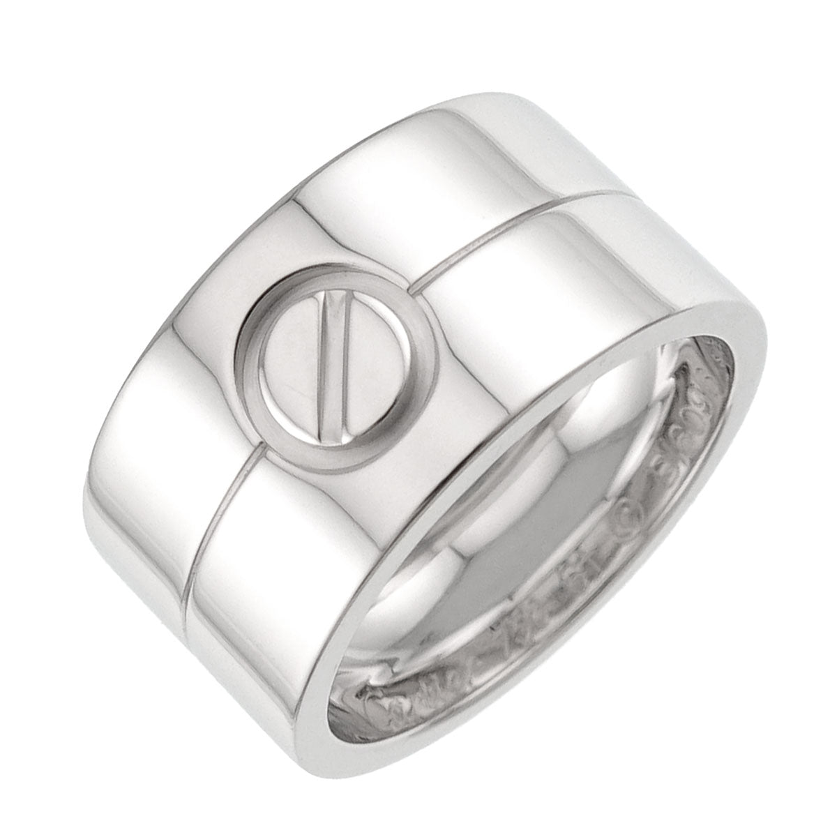 High Love Ring 18K White Gold 750 size61 9.5(US)