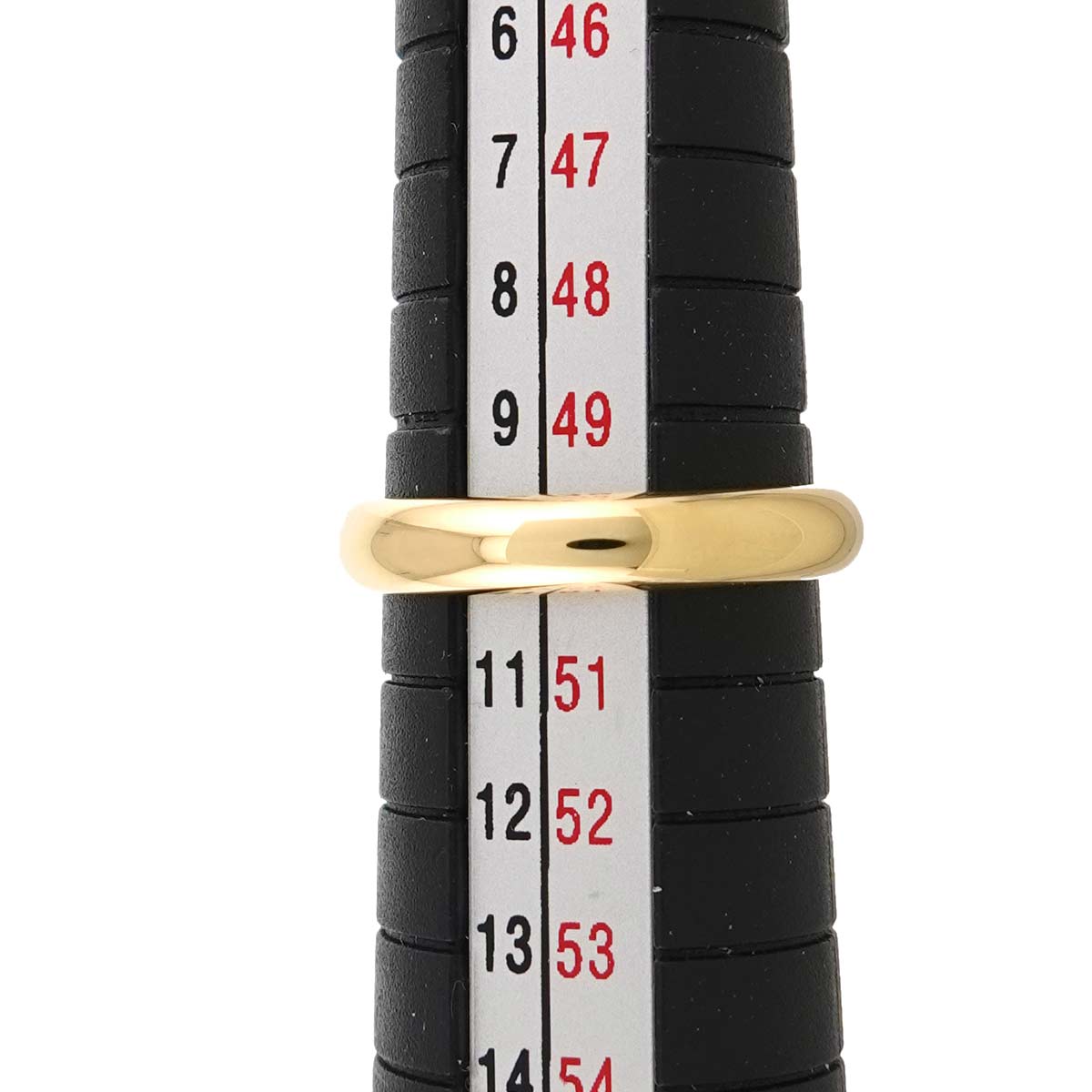 Classic Band Ring 18K Yellow Gold 750 size50 5.25(US)