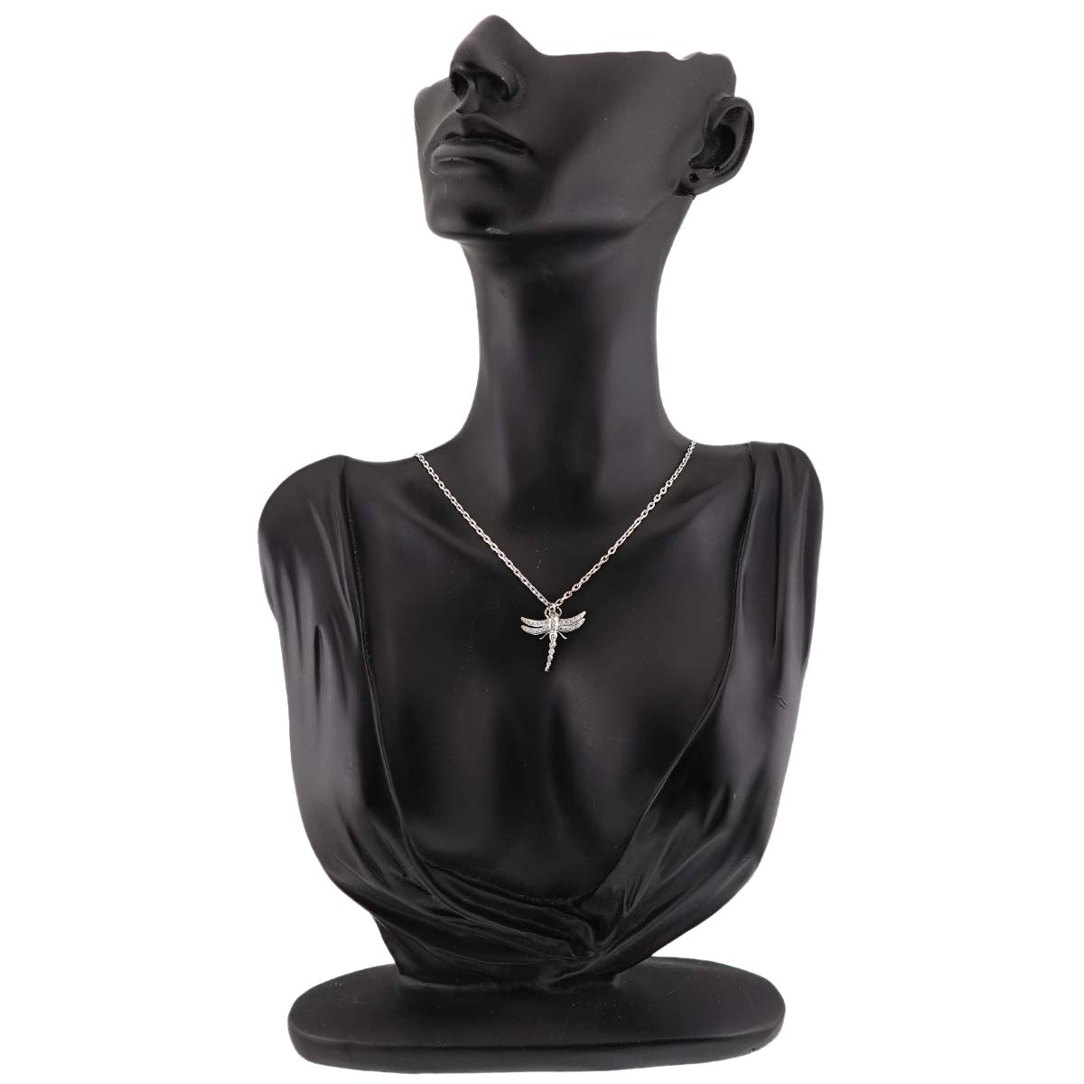 Dragonfly Diamond Necklace Platinum