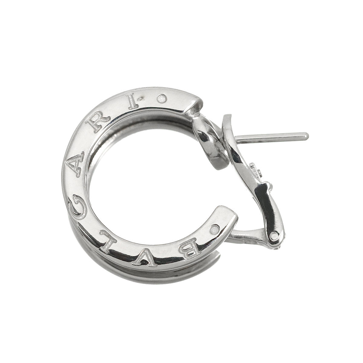 B-ZERO1 Earring Pierced 18K WG 750 One Piece only