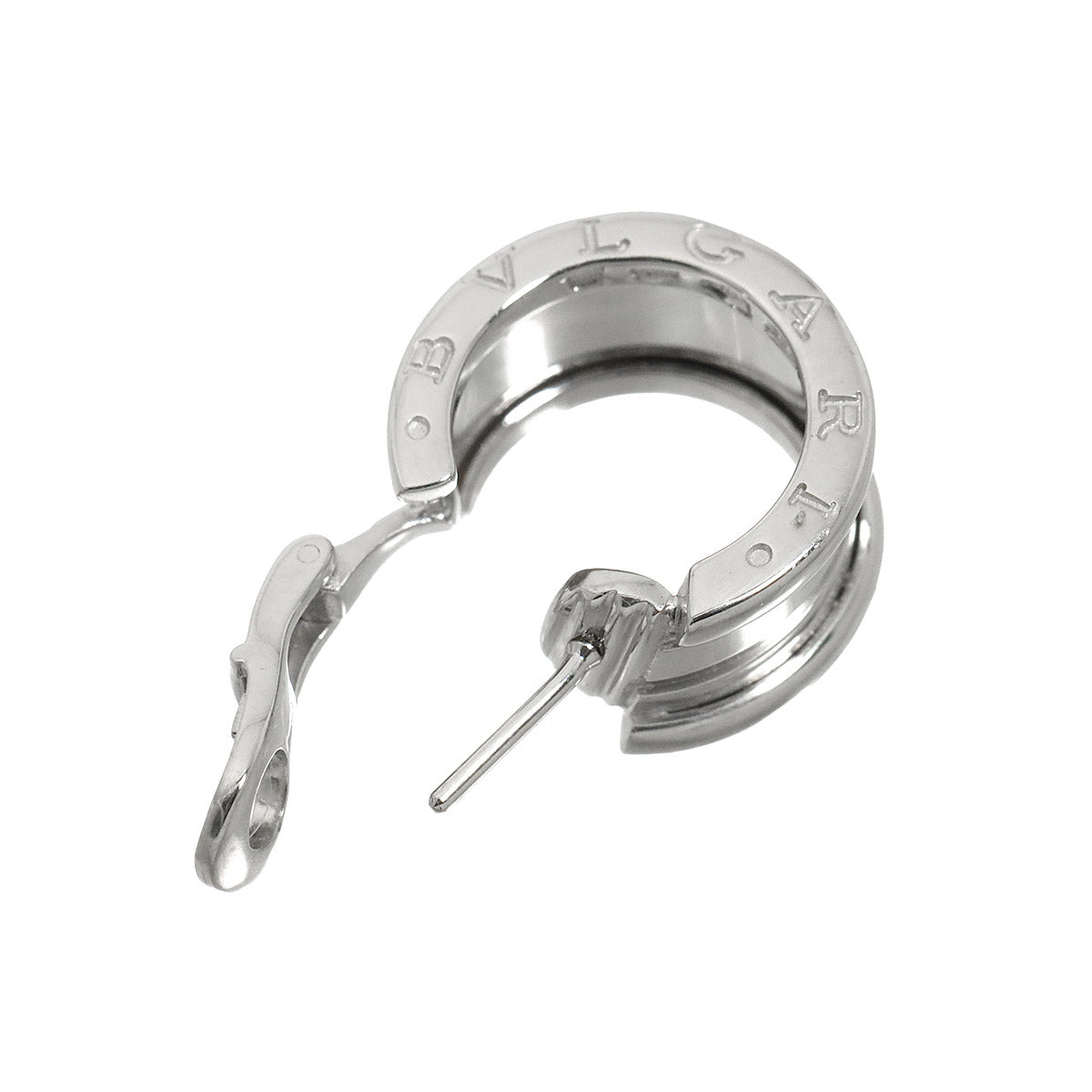 B-ZERO1 Earring Pierced 18K WG 750 One Piece only