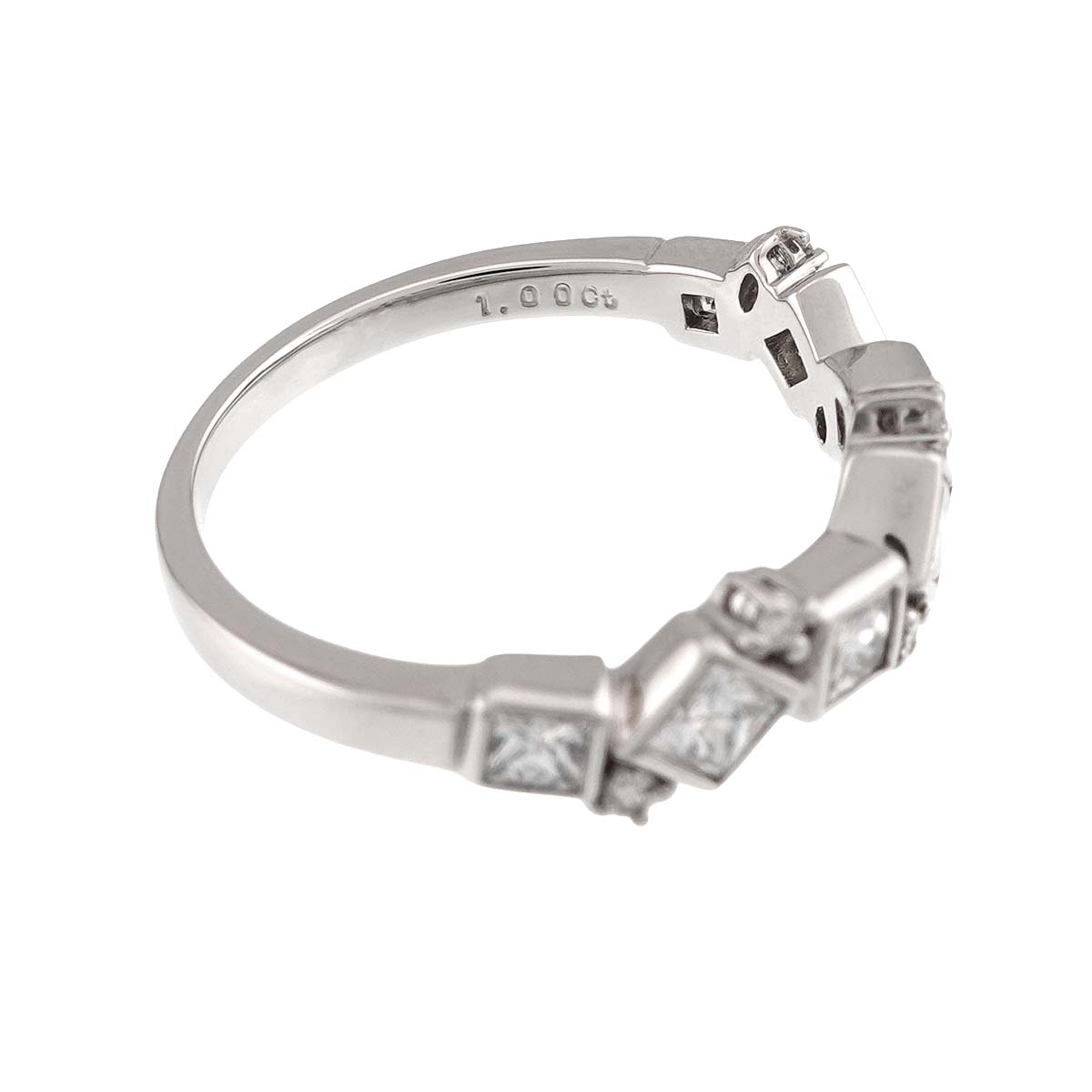 Diamond 1.00ct Ring Platinum Size7.75-8(US)