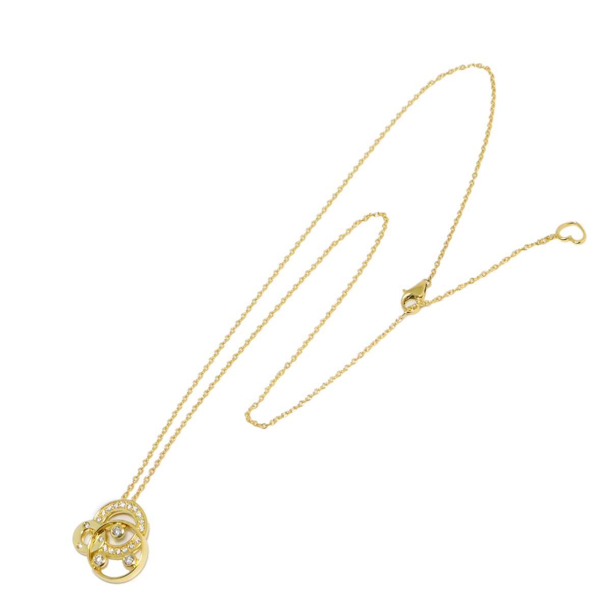 Diamond 0.23ct Necklace 18K YG 750