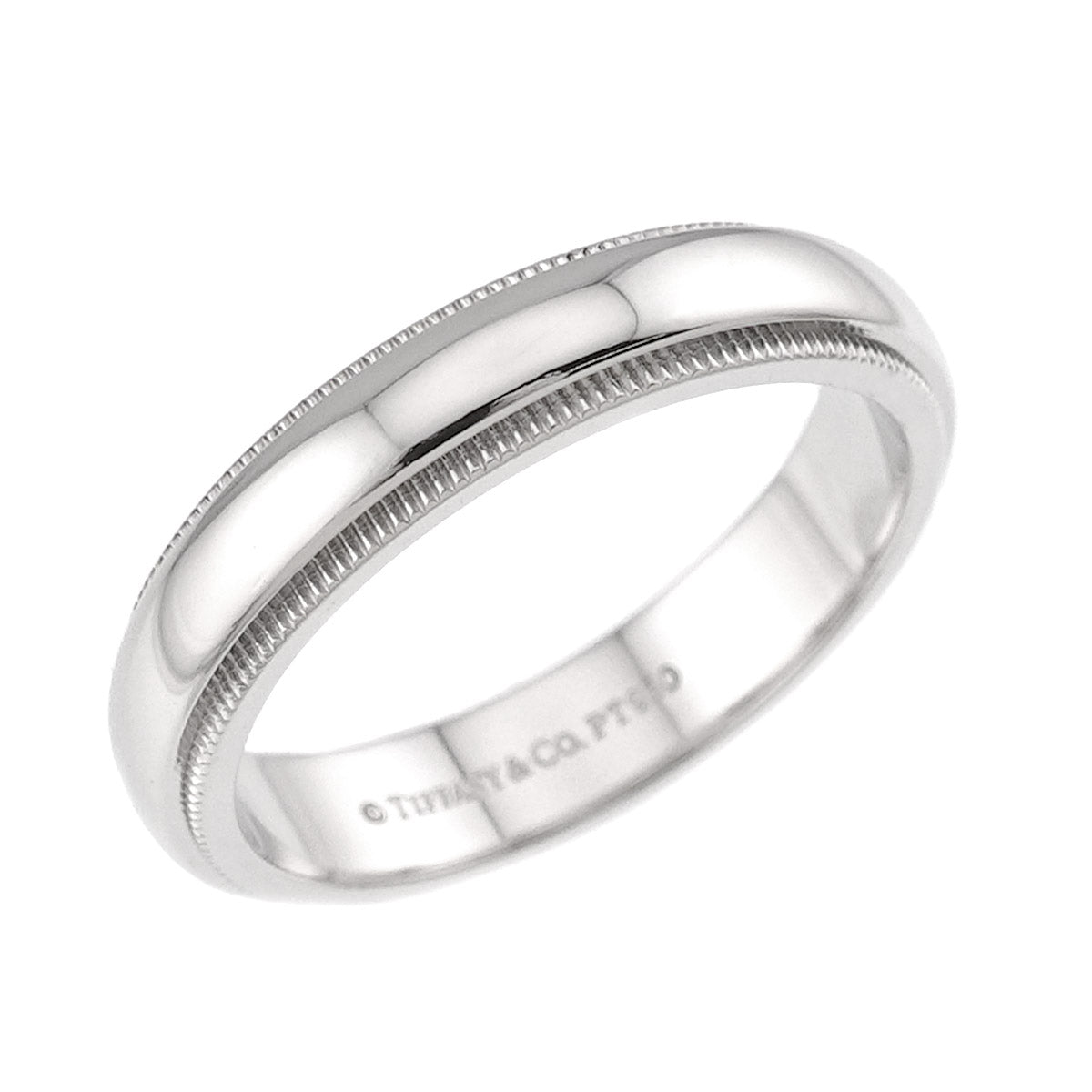 Milgrain Band Ring Platinum size6.75(US)