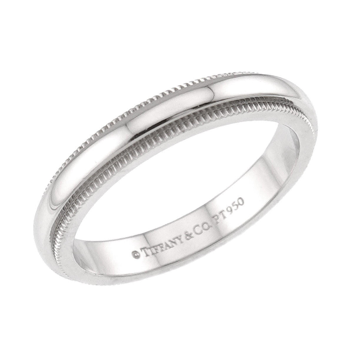 Milgrain Band Ring Platinum size5.25(US)