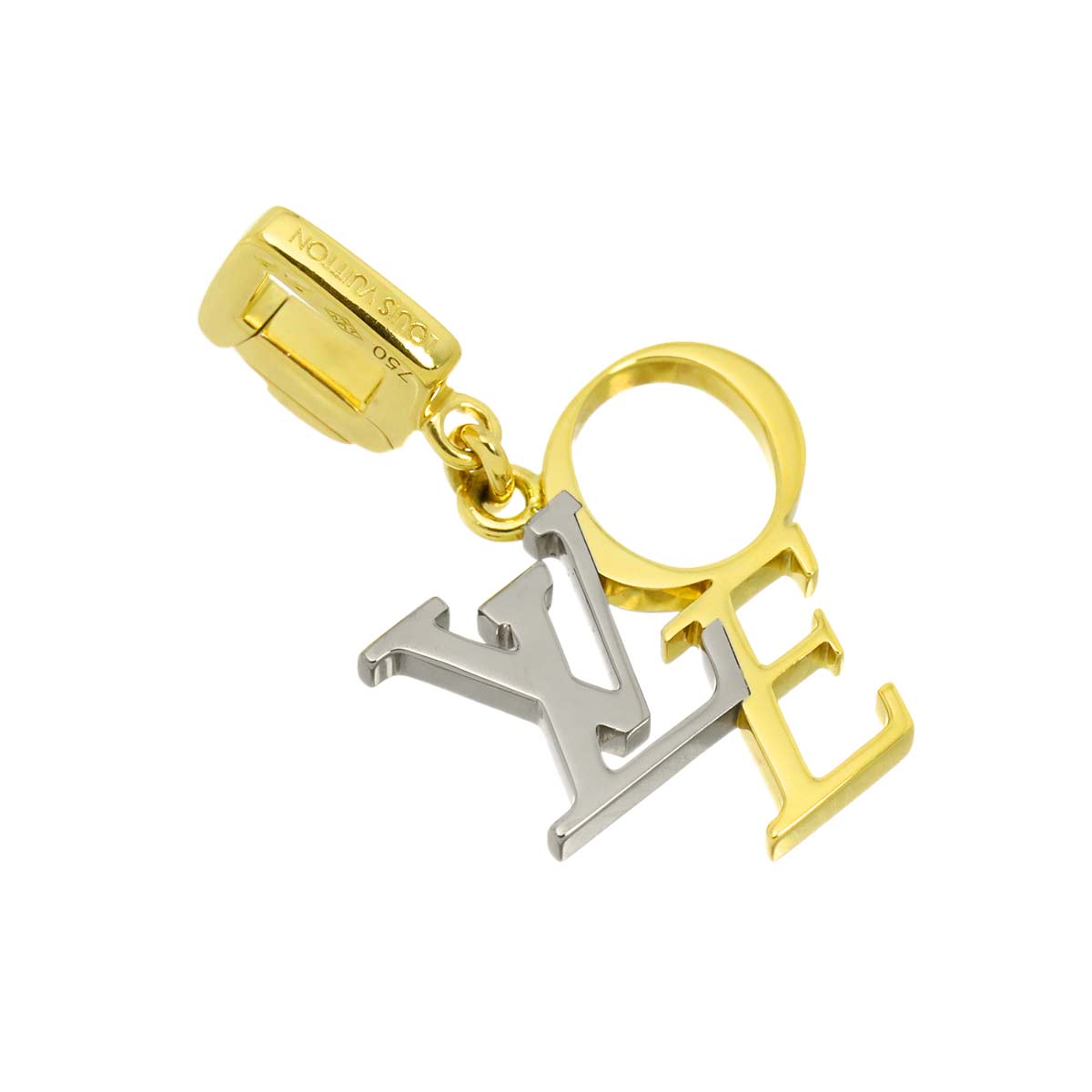 That's Love Pendant Top 18K YG WG 750
