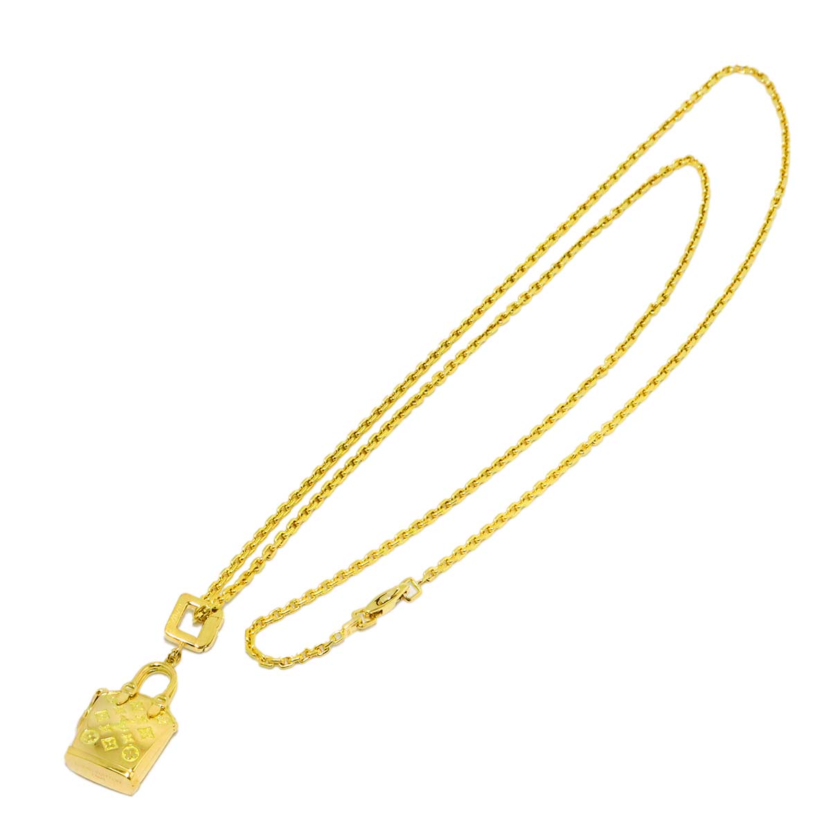 LOUIS VUITTON Necklace 18K YG 750