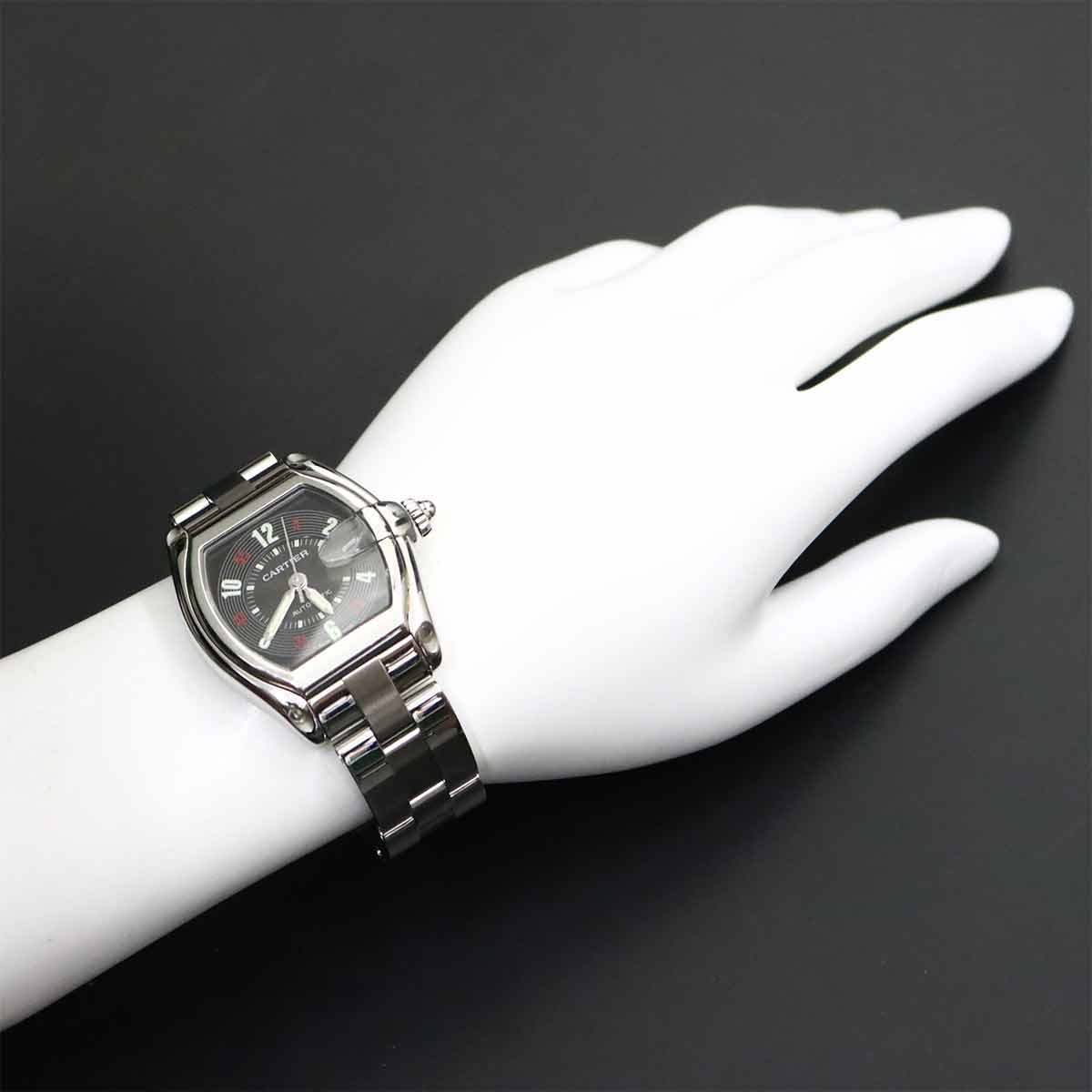 Roadster LM W62002V3 Date Automatic Black Red Dial Mens Watch