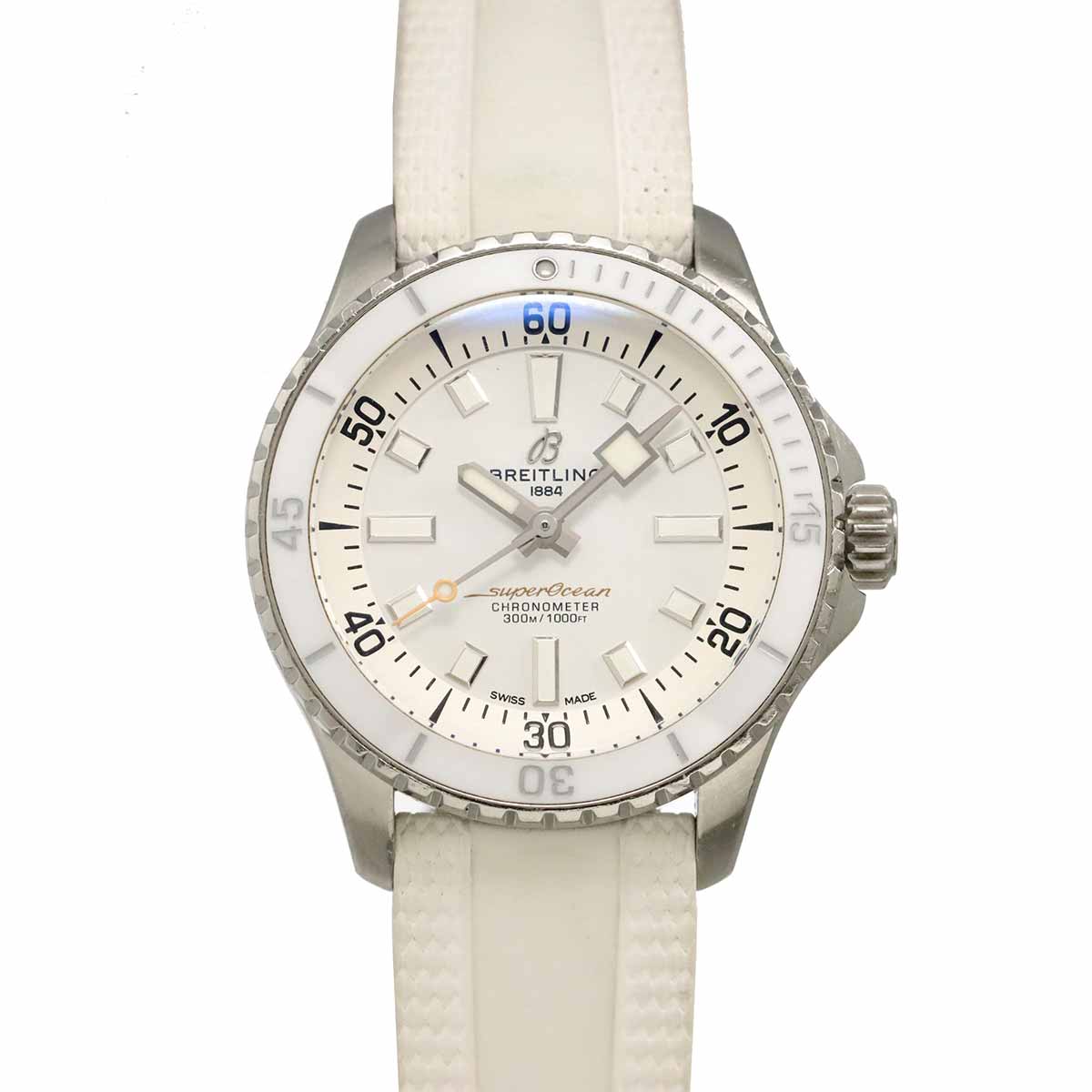 Super Ocean 36mm A17377 Date Automatic White Dial Ladies