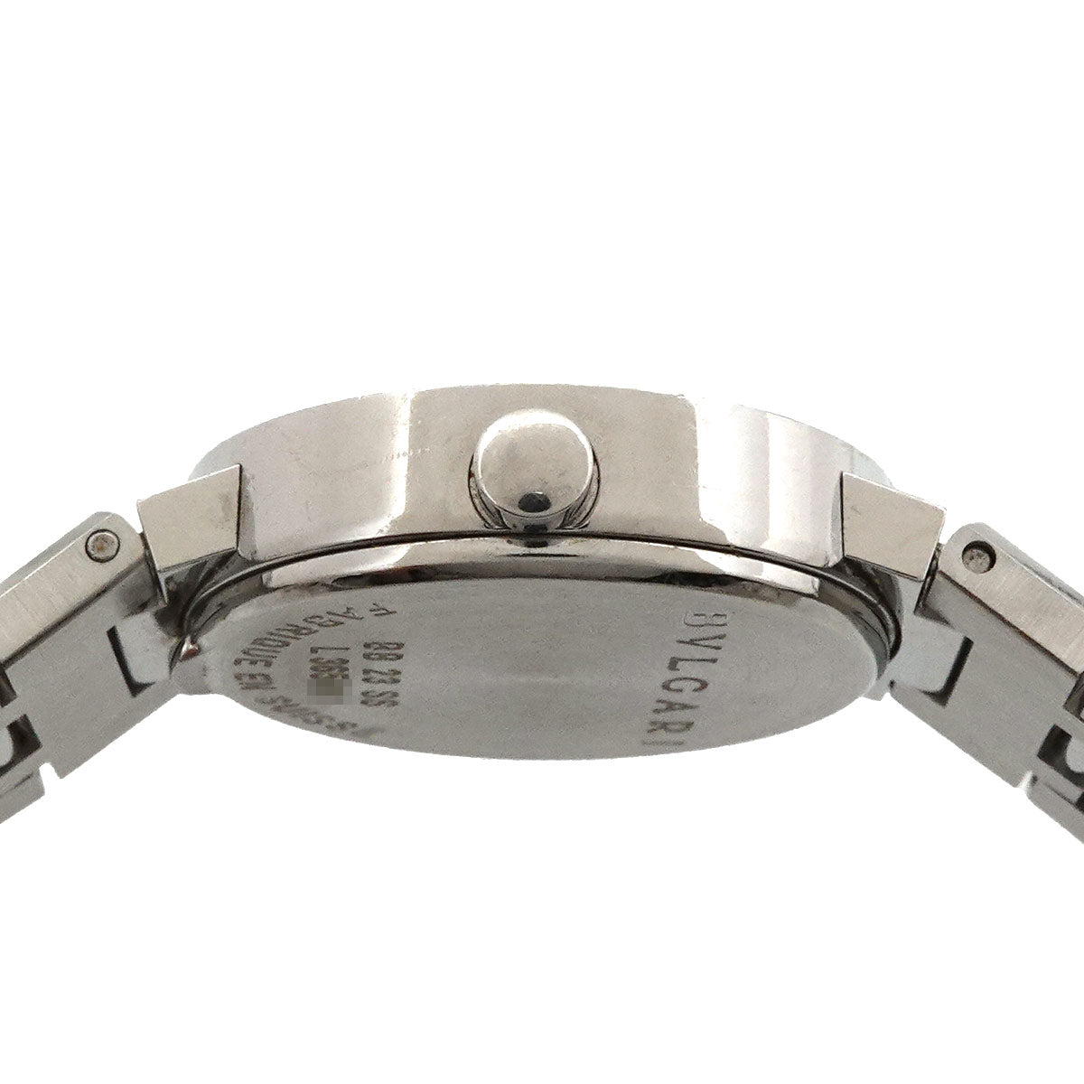 BVLGARIBVLGARI BB23SS 12P Diamond Quartz Black Dial Ladies