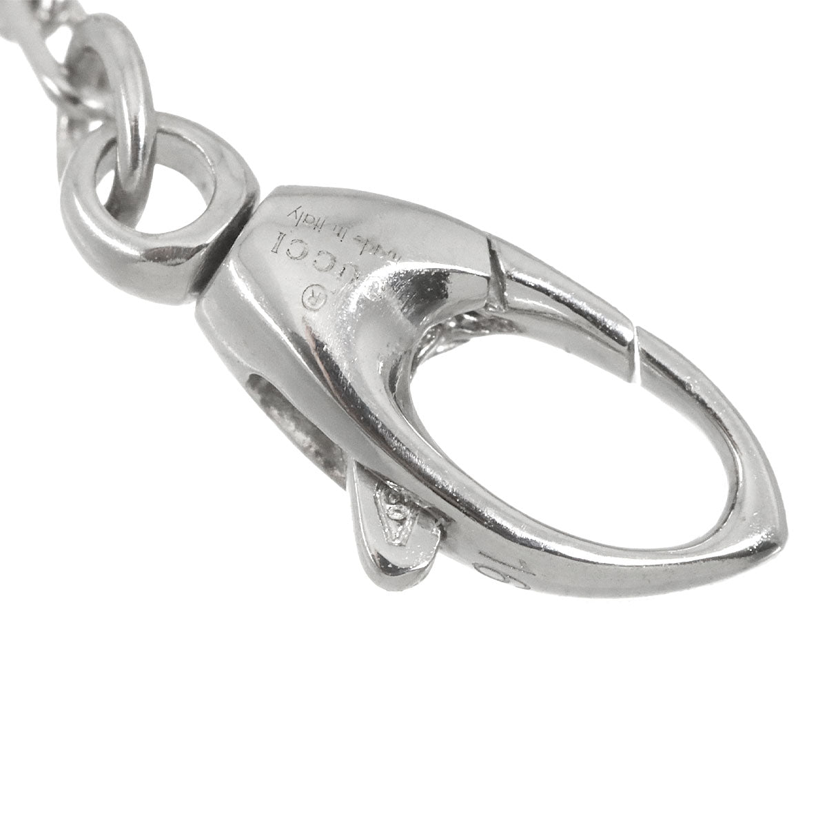 Interlocking G Opal Bracelet 18K WG White Gold 750 size16(US)