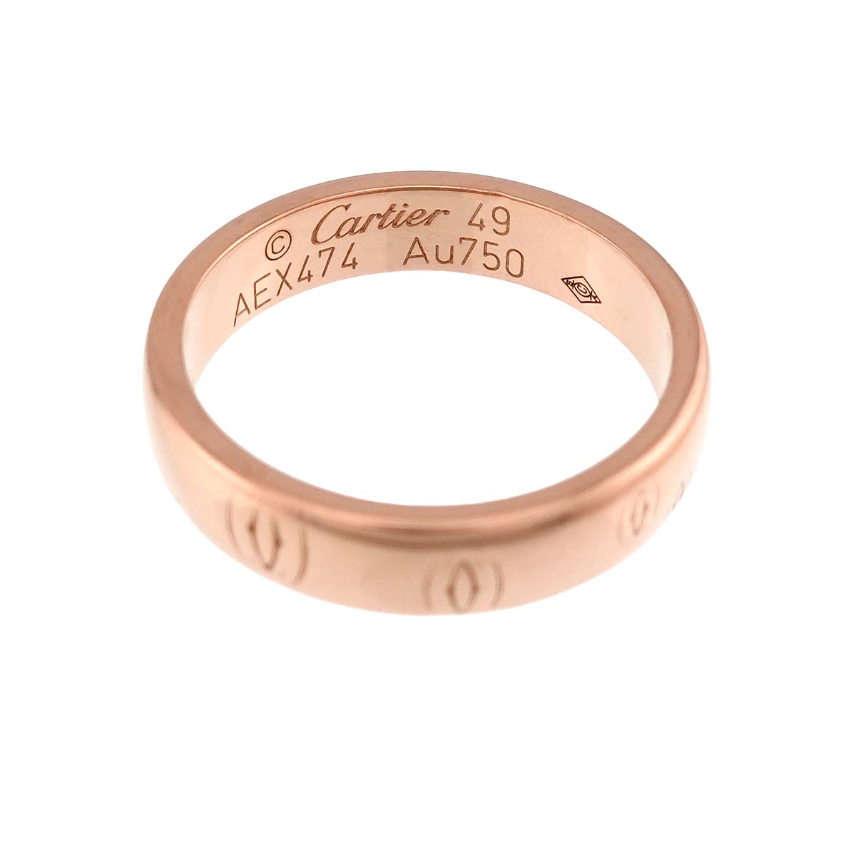 Happy birthday SM Ring 18K PG 750 size49 4.75-5(US)