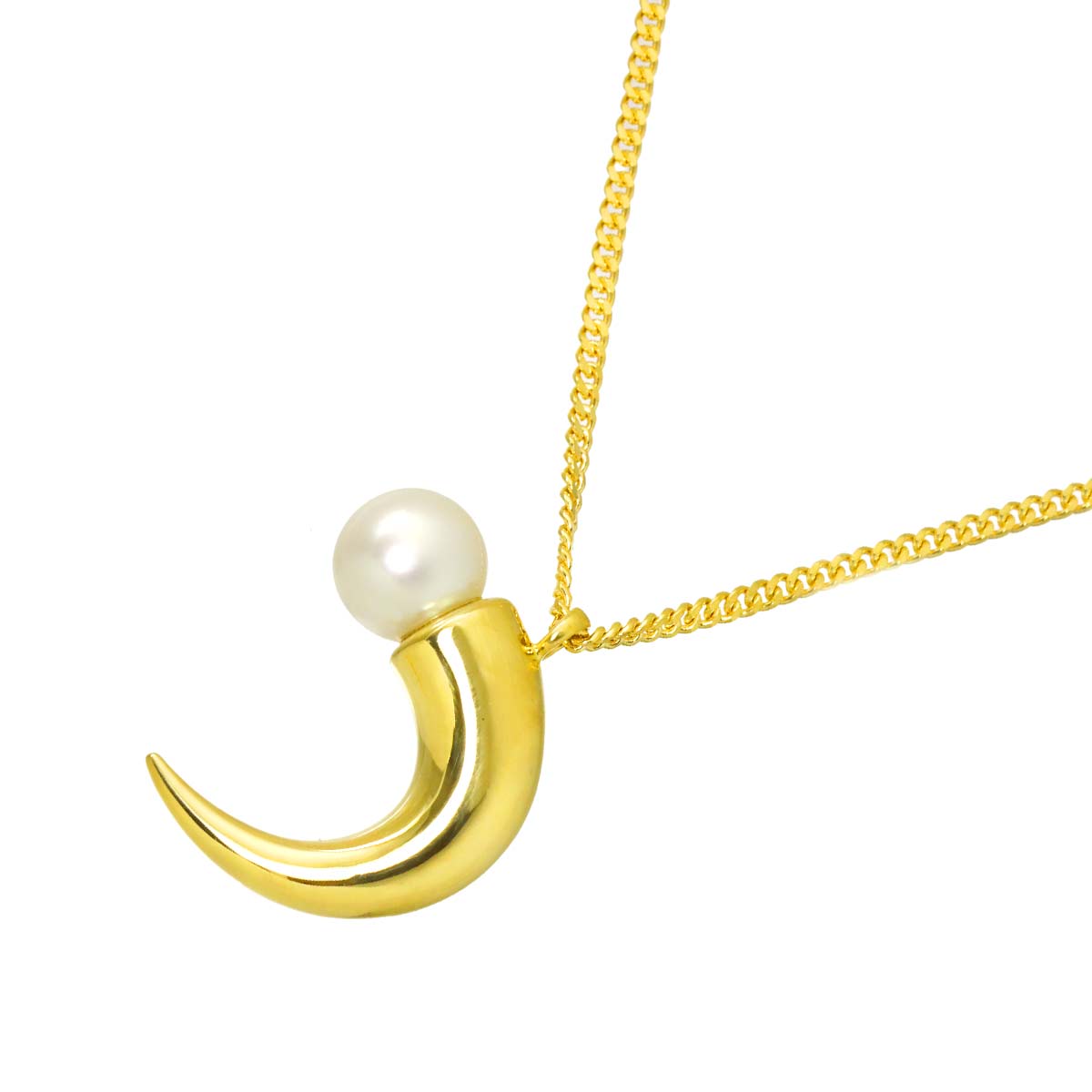 Danger Akoya Pearl 8.2mm Necklace 18K YG 750