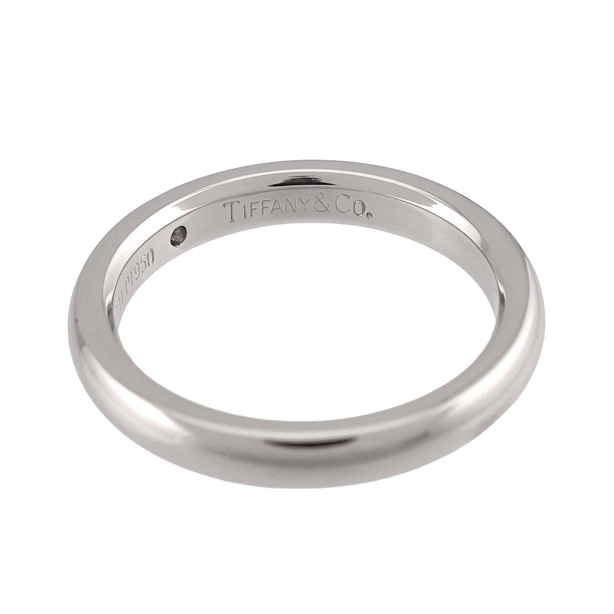 Stacking Band Ring Diamond 1P Platinum Size3.75(US)