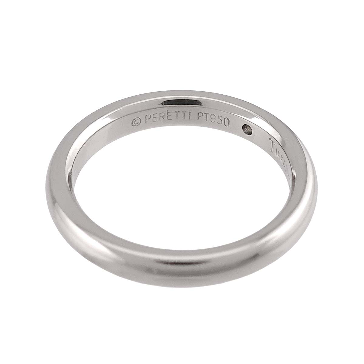 Stacking Band Ring Diamond 1P Platinum Size3.75(US)