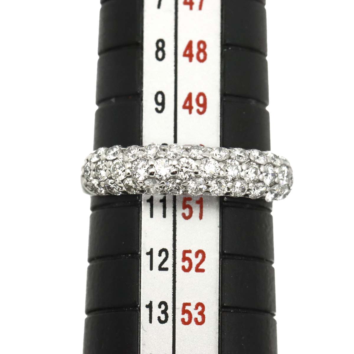 Diamond 0.80ct Ring 18K WG 750 Size5.25(US)
