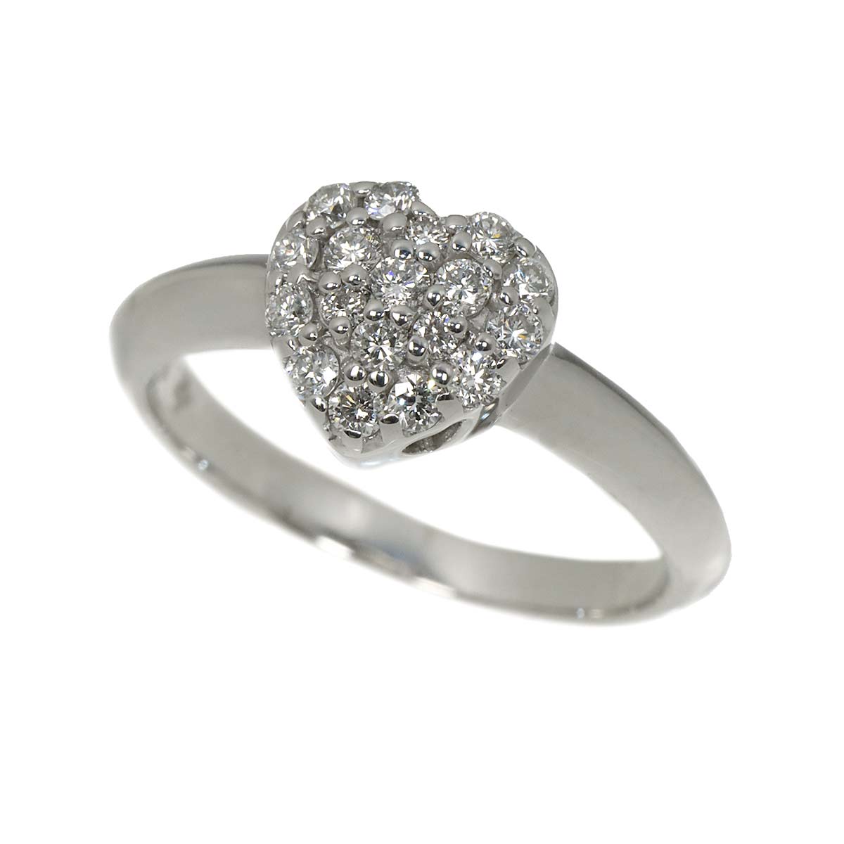 Diamond 0.30ct Ring 18K WG 750 Size5.25(US)