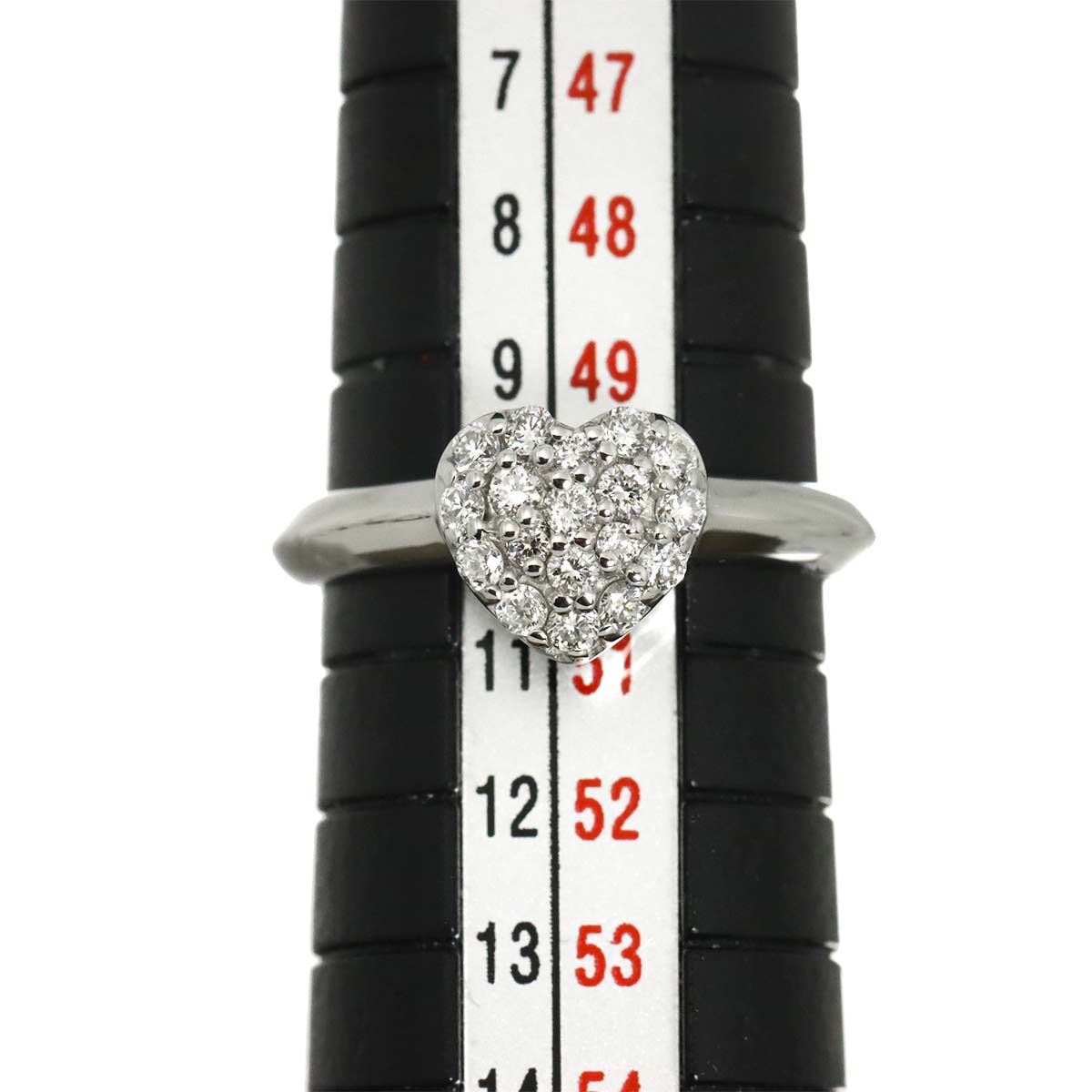 Diamond 0.30ct Ring 18K WG 750 Size5.25(US)