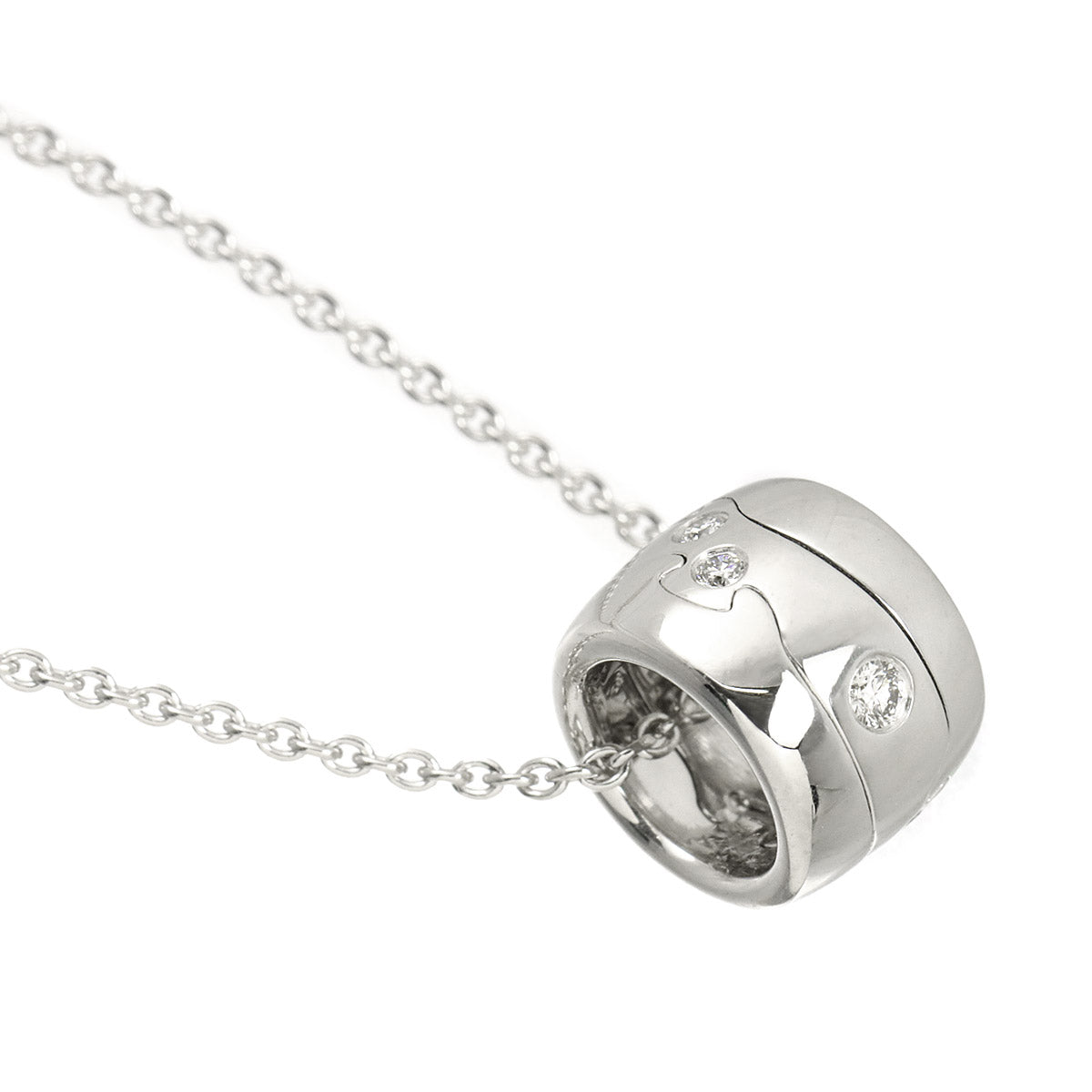 Fusion Diamond Necklace 18K WG 750