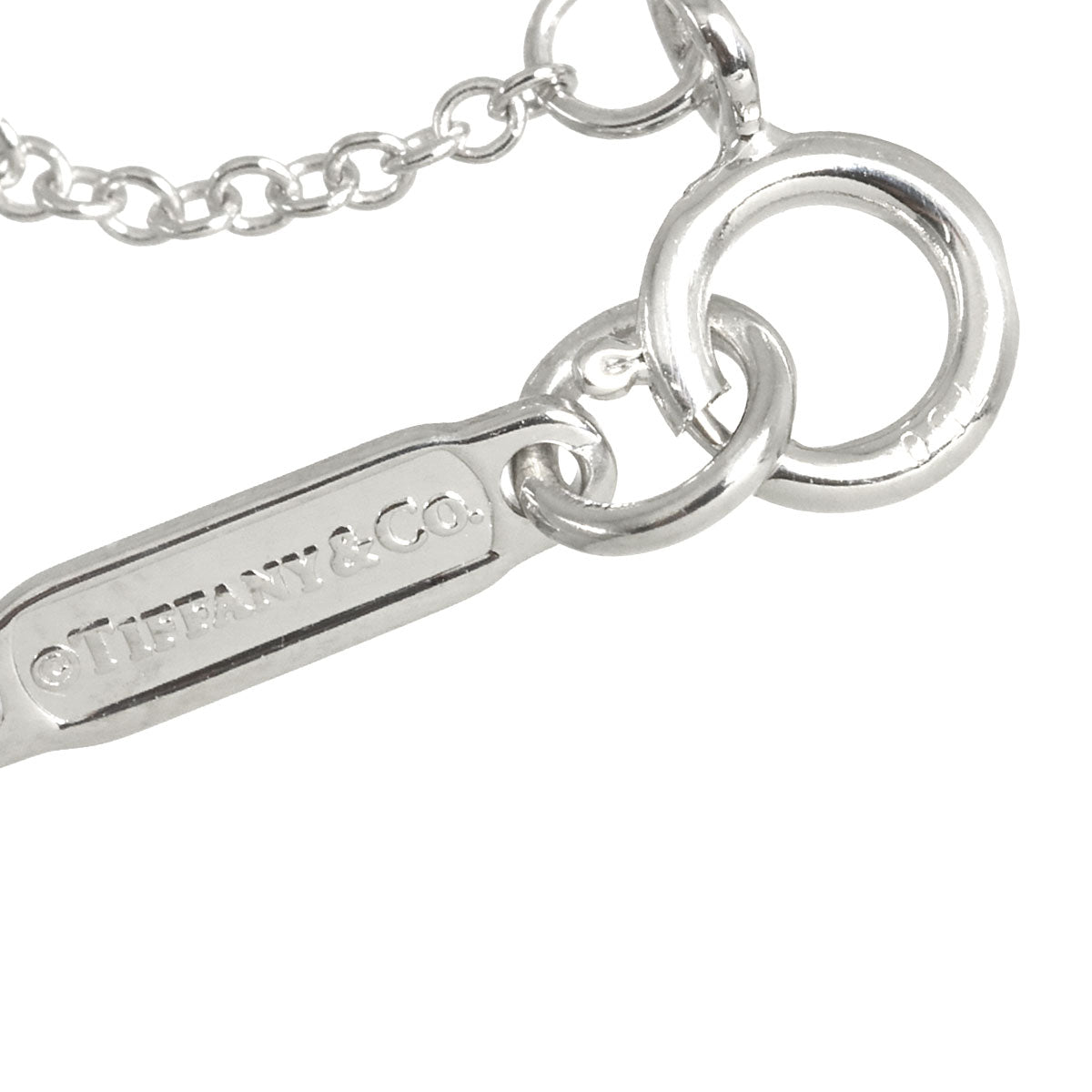 Diamond Necklace 18K White Gold 750
