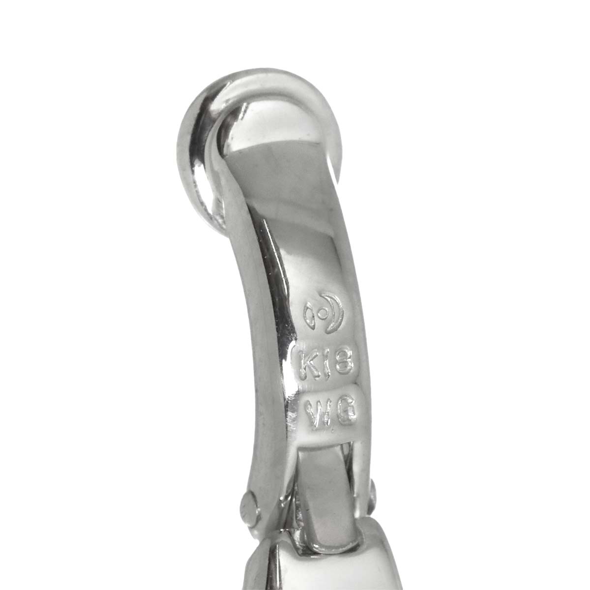 Akoya Pearl Diamond MOP Earrings Clip on 18K WG 750