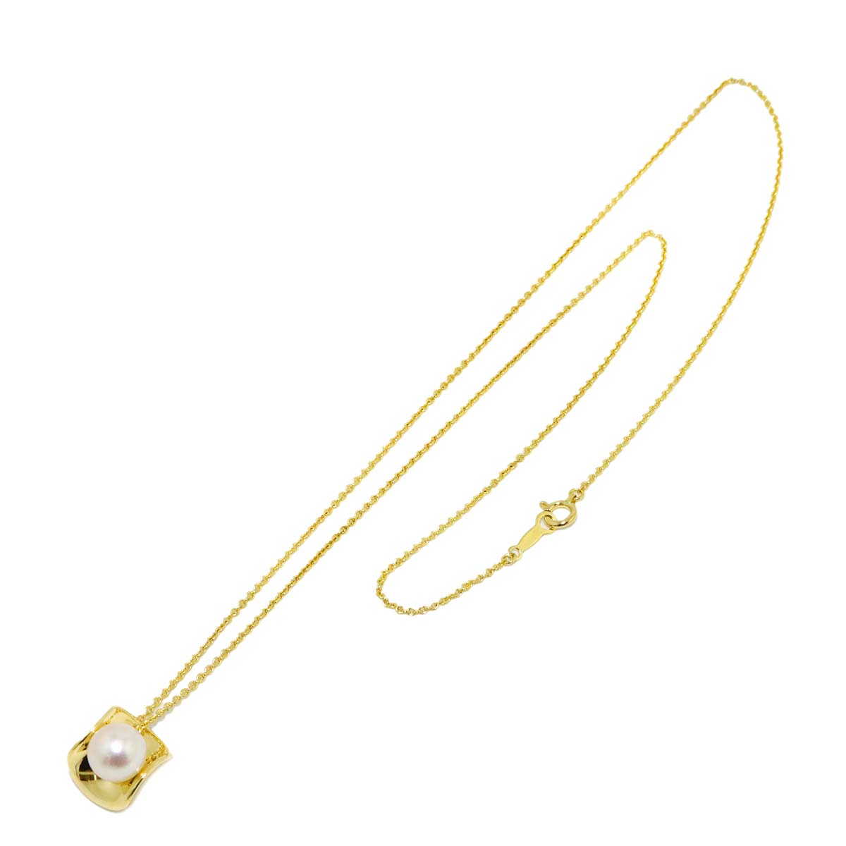 Akoya Pearl 7.8mm Necklace 18K YG 750