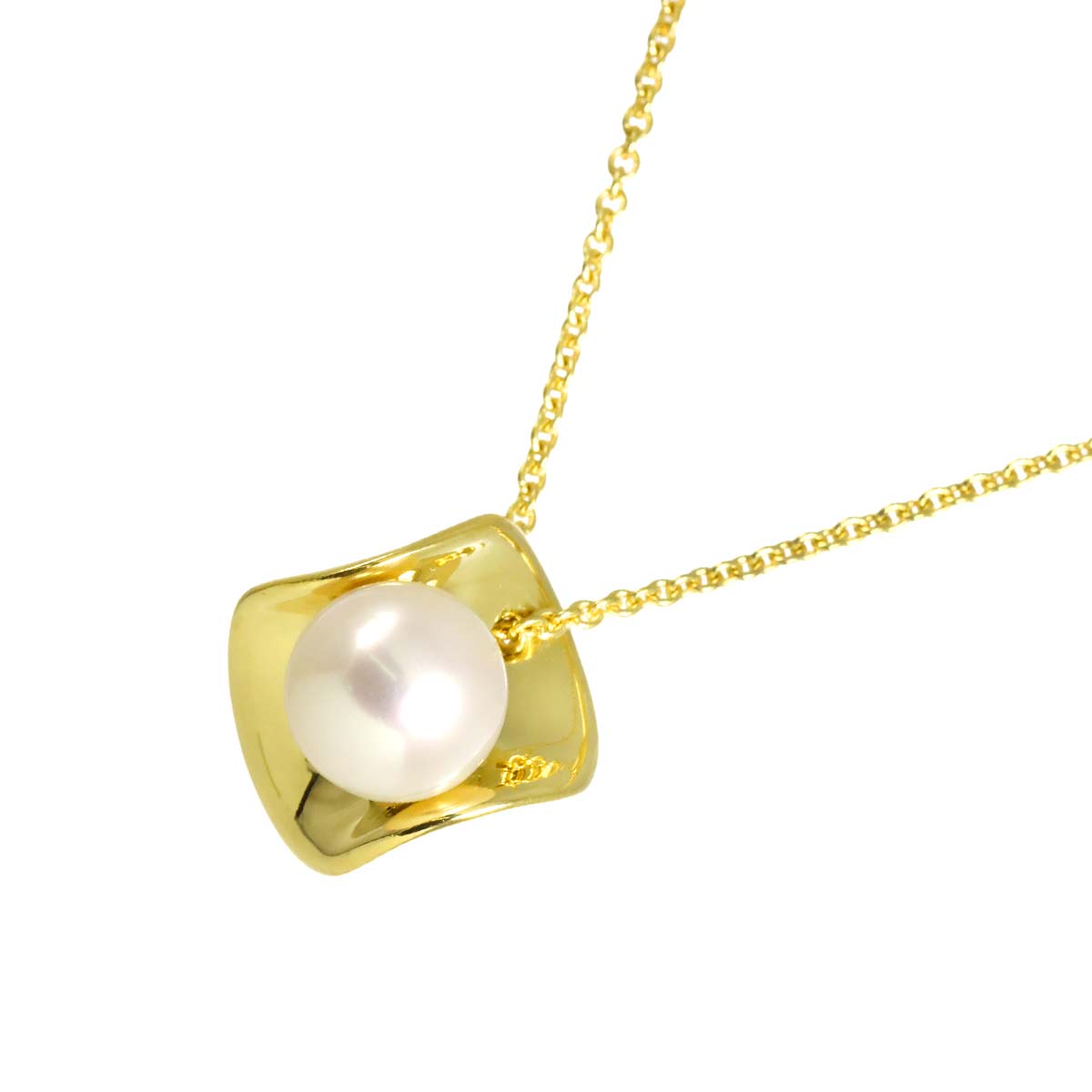 Akoya Pearl 7.8mm Necklace 18K YG 750