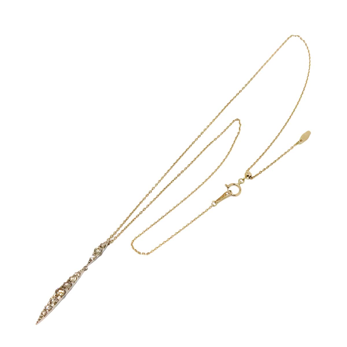 Brown Diamond 1.00ct Necklace 18K Brown Gold 750