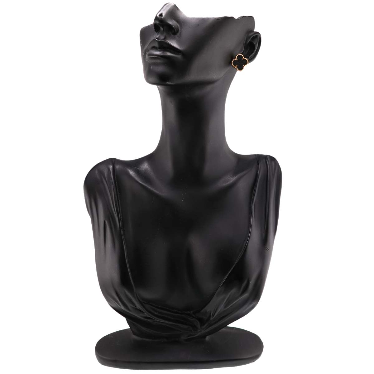 Vintage Alhambra Onyx Earring 18K YG One Piece only