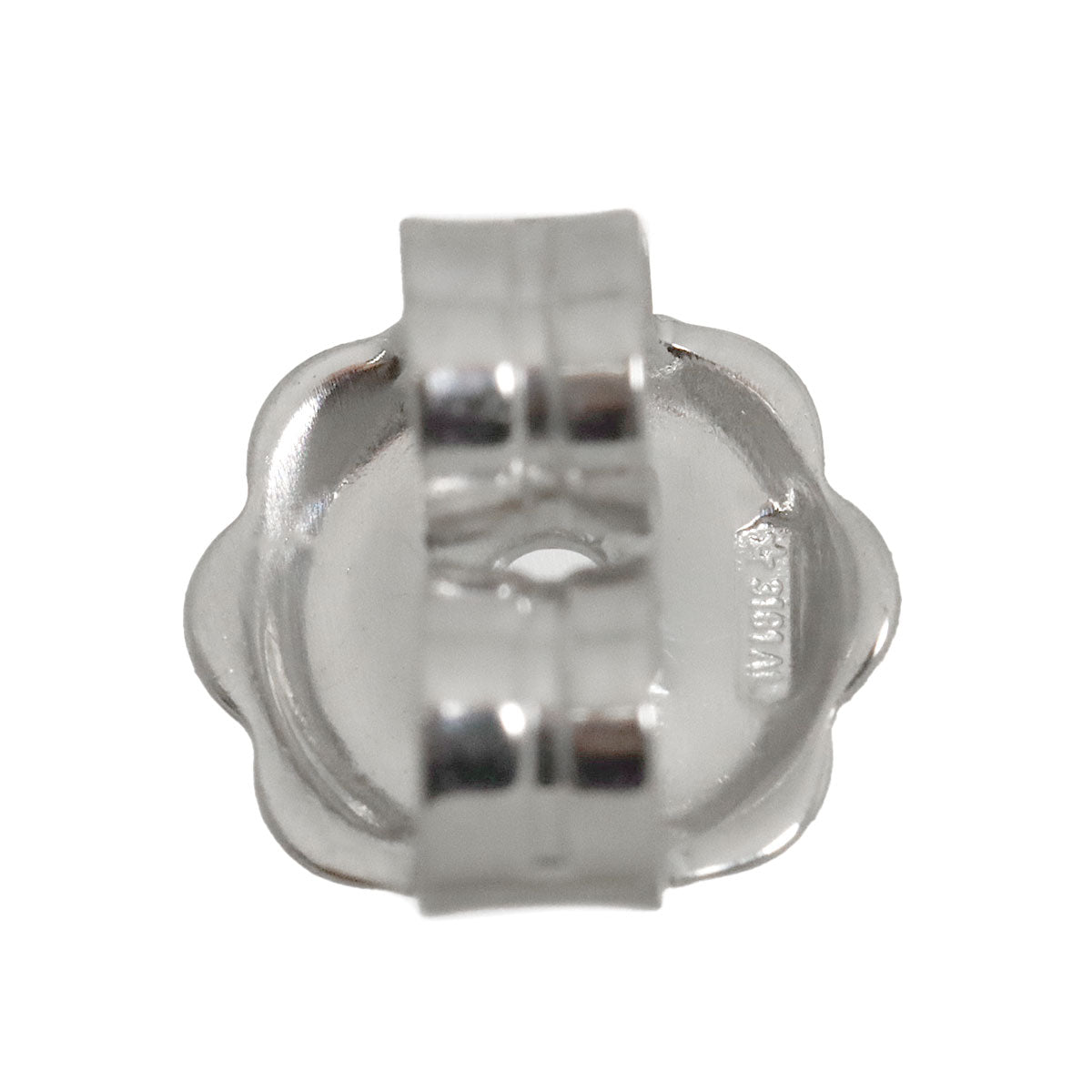 Diamond Earrings Pierced 18K K18 WG 750