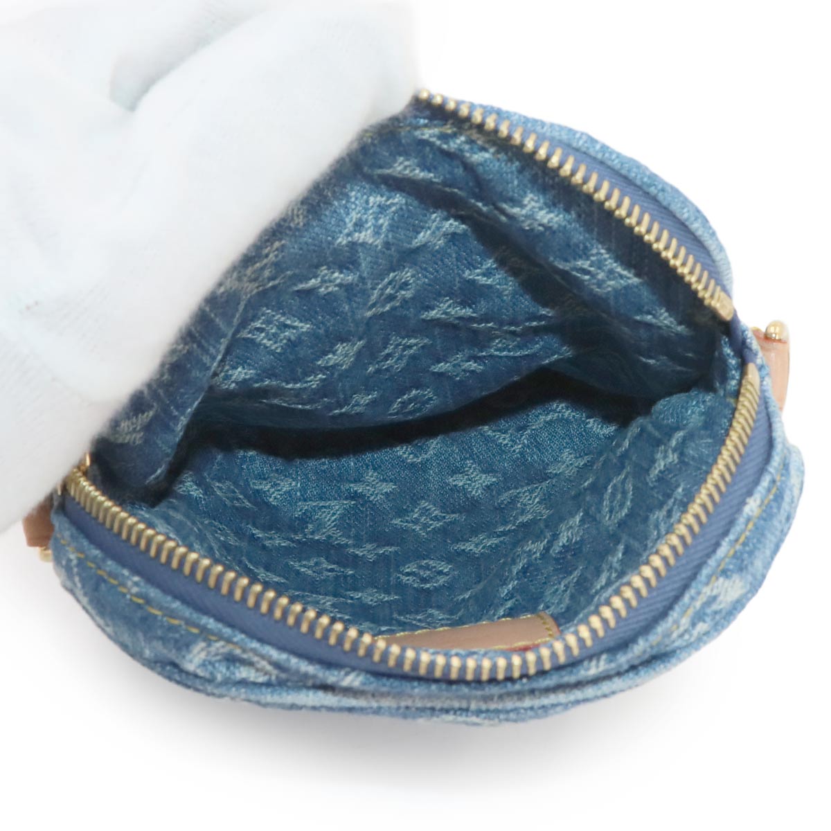 LV Remix Monogram Denim Fairfax Pochette Shoulder Bag