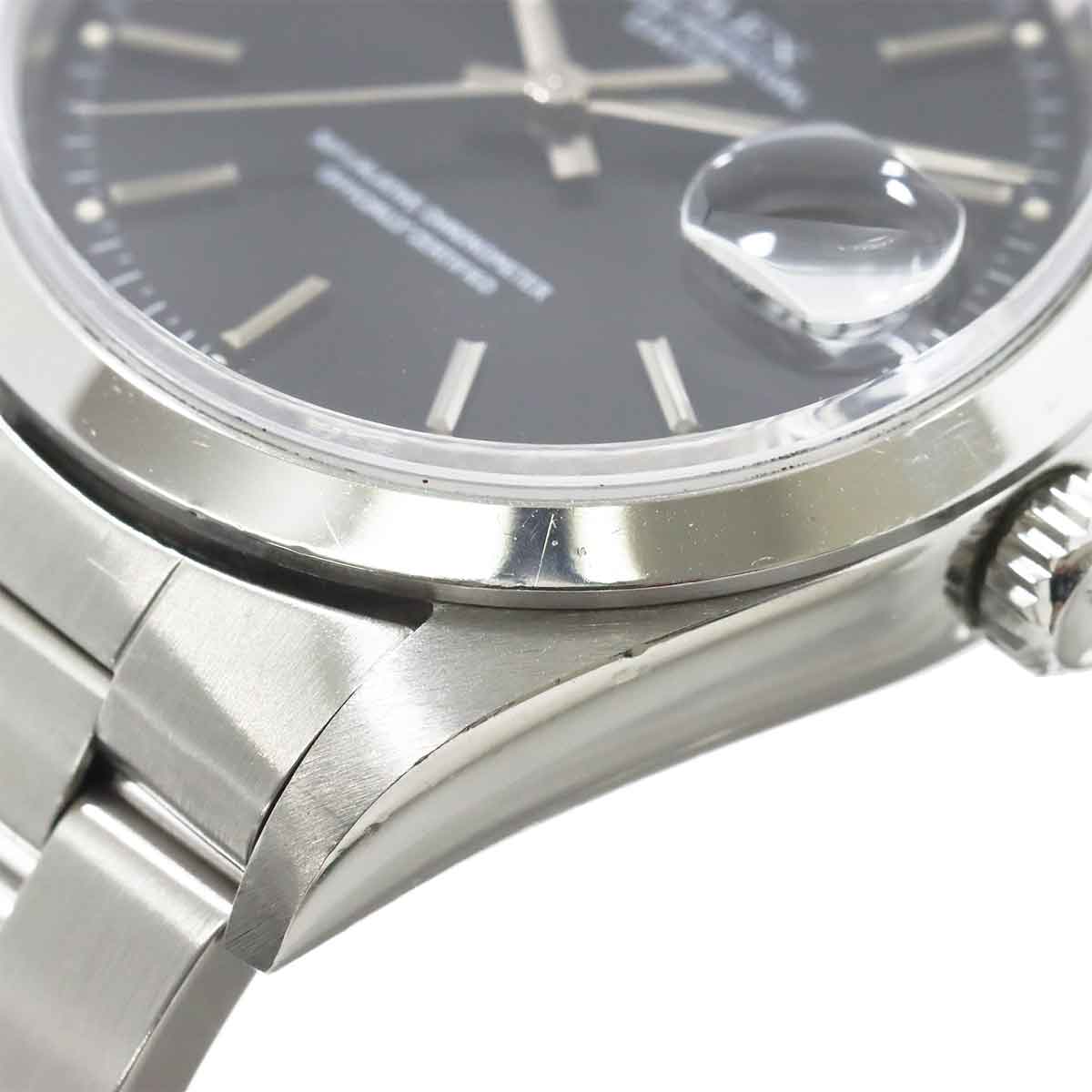 Oyster Perpetual Date 15200 Automatic Black Dial Mens Watch