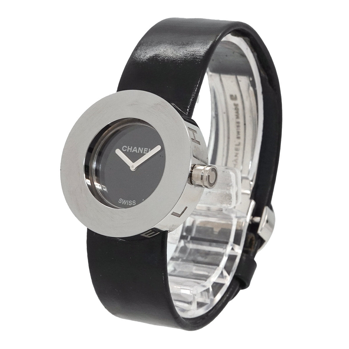 La Ronde H0579 Quartz Black Dial Enamel Ladies Watch
