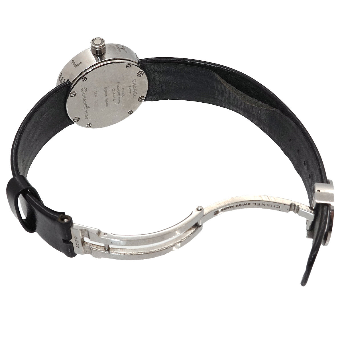La Ronde H0579 Quartz Black Dial Enamel Ladies Watch